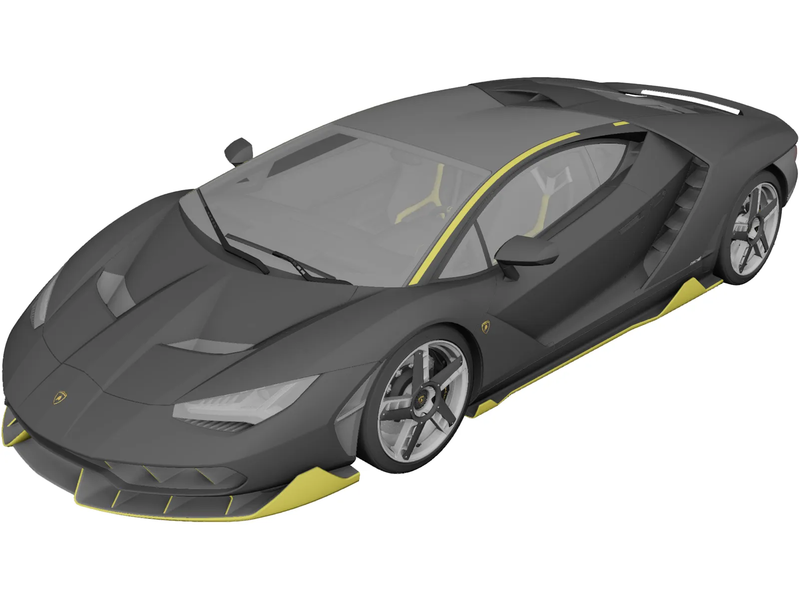 Lamborghini Centenario (2016) 3D Model