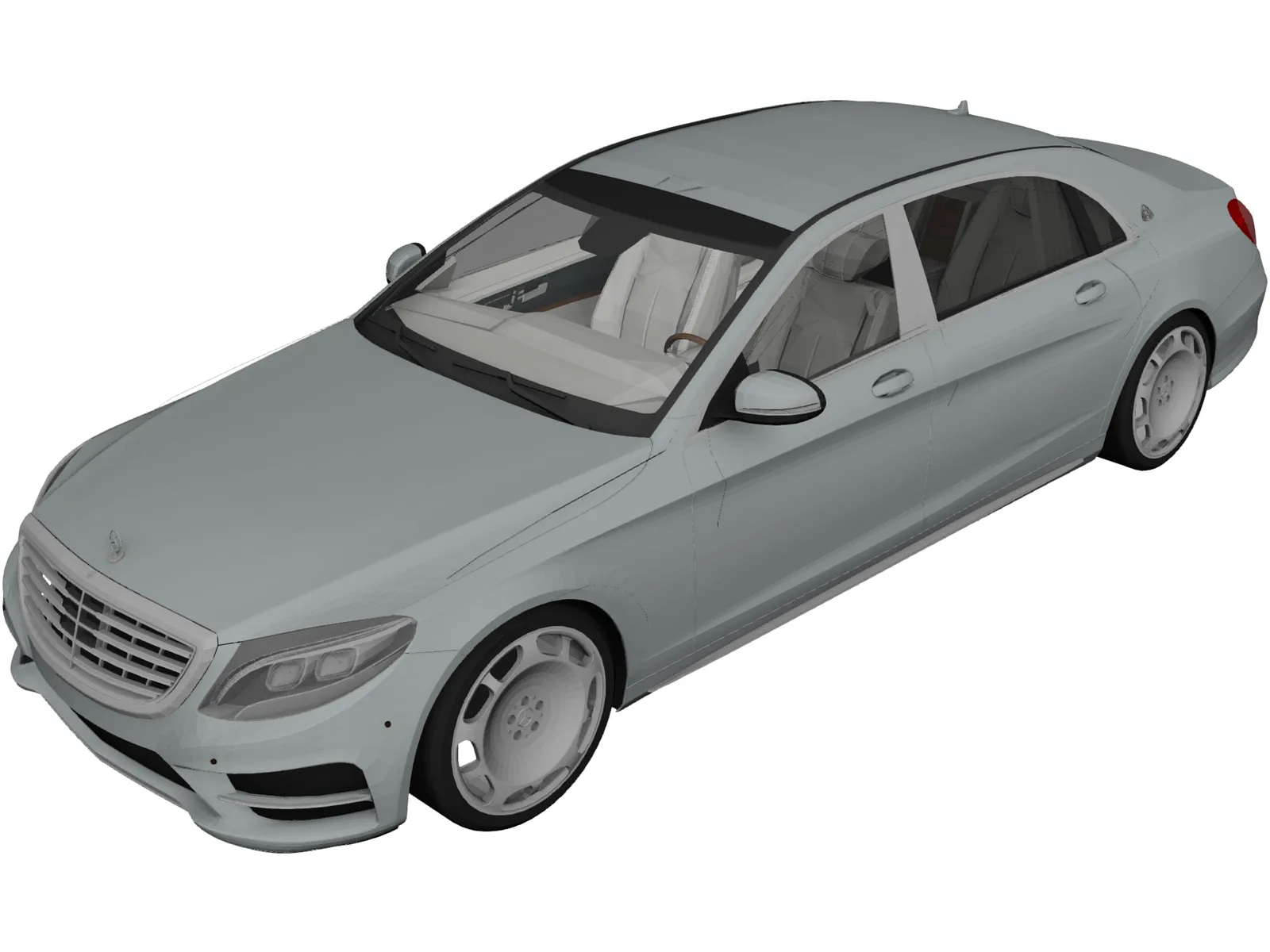 Mercedes-Maybach (2019) 3D Model