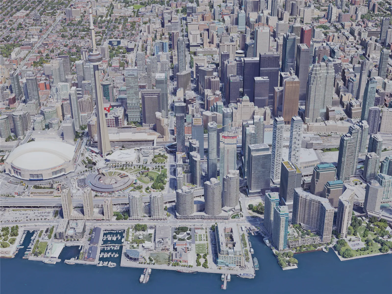 Toronto City, ON, Canada (2019) 3D Model