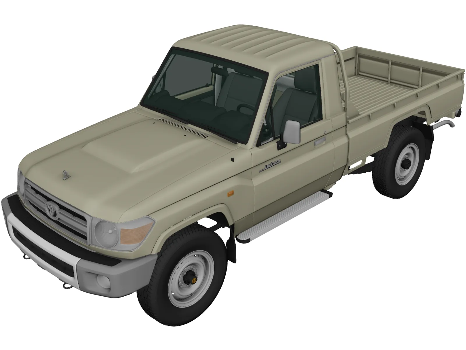 Toyota Land Cruiser [J71] 3D Model