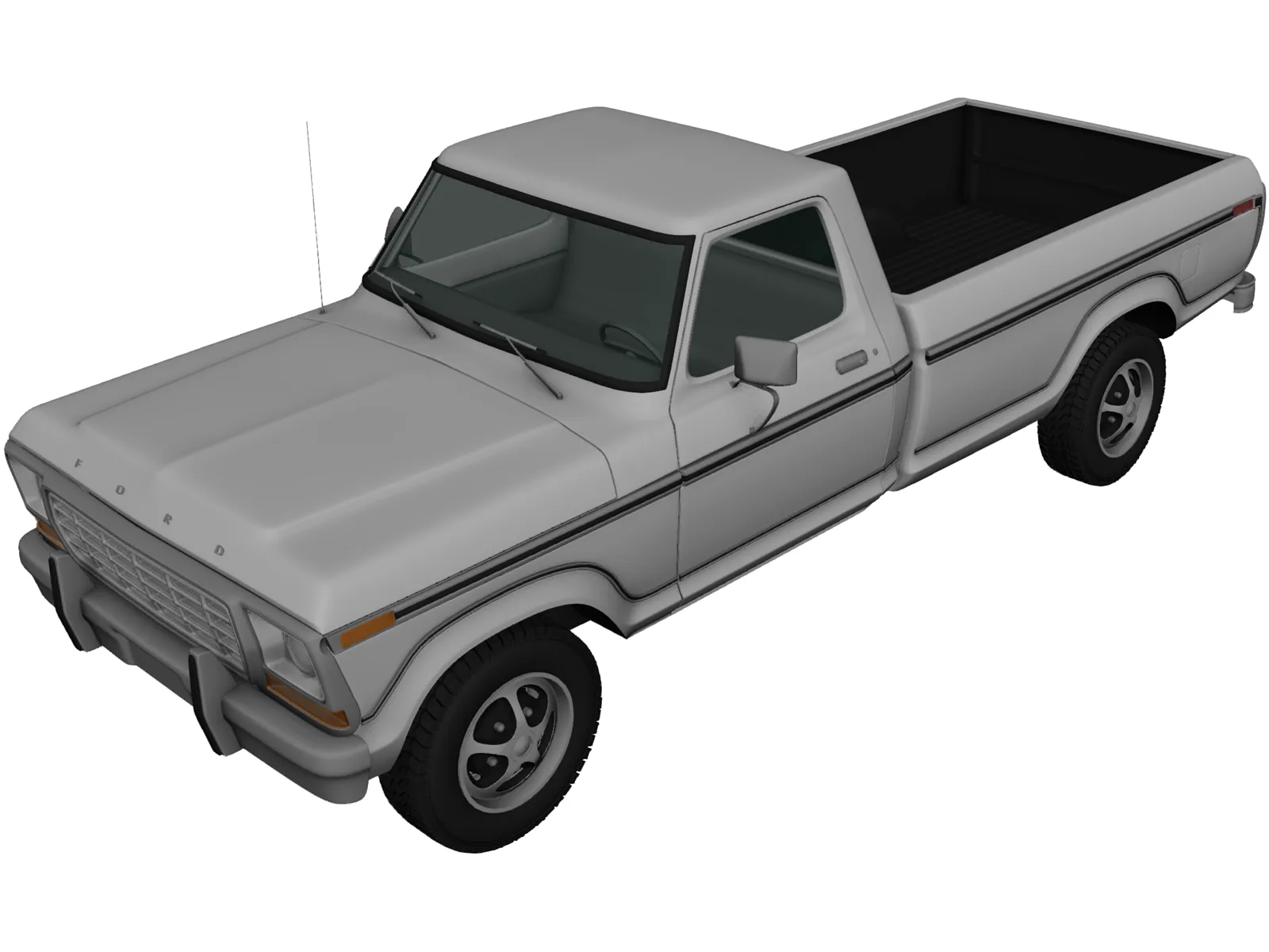 Ford F150 (1978) 3D Model