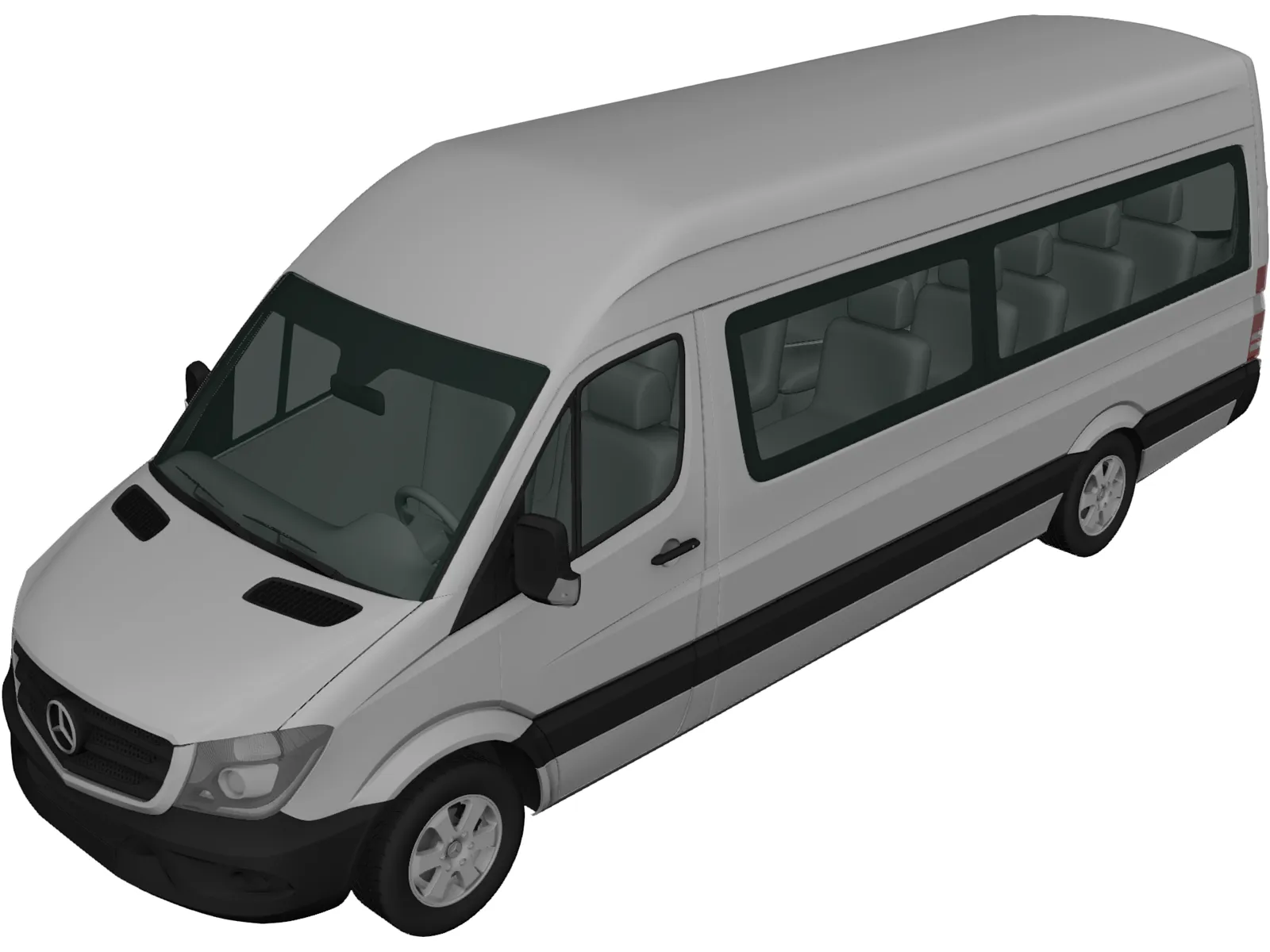 Mercedes-Benz Sprinter H2L3 (2013) 3D Model