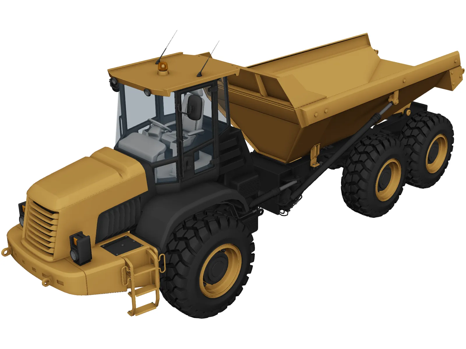 Dump Truck 3D Model