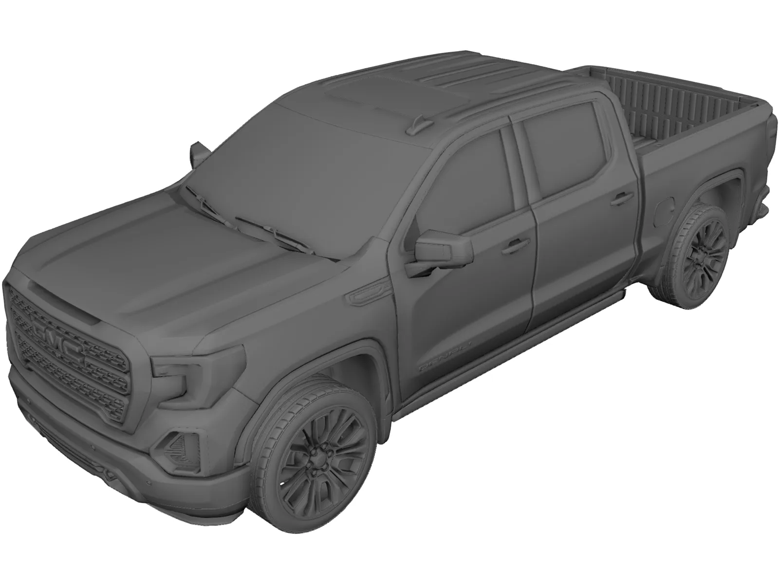 GMC Sierra 1500 (2019) 3D Model