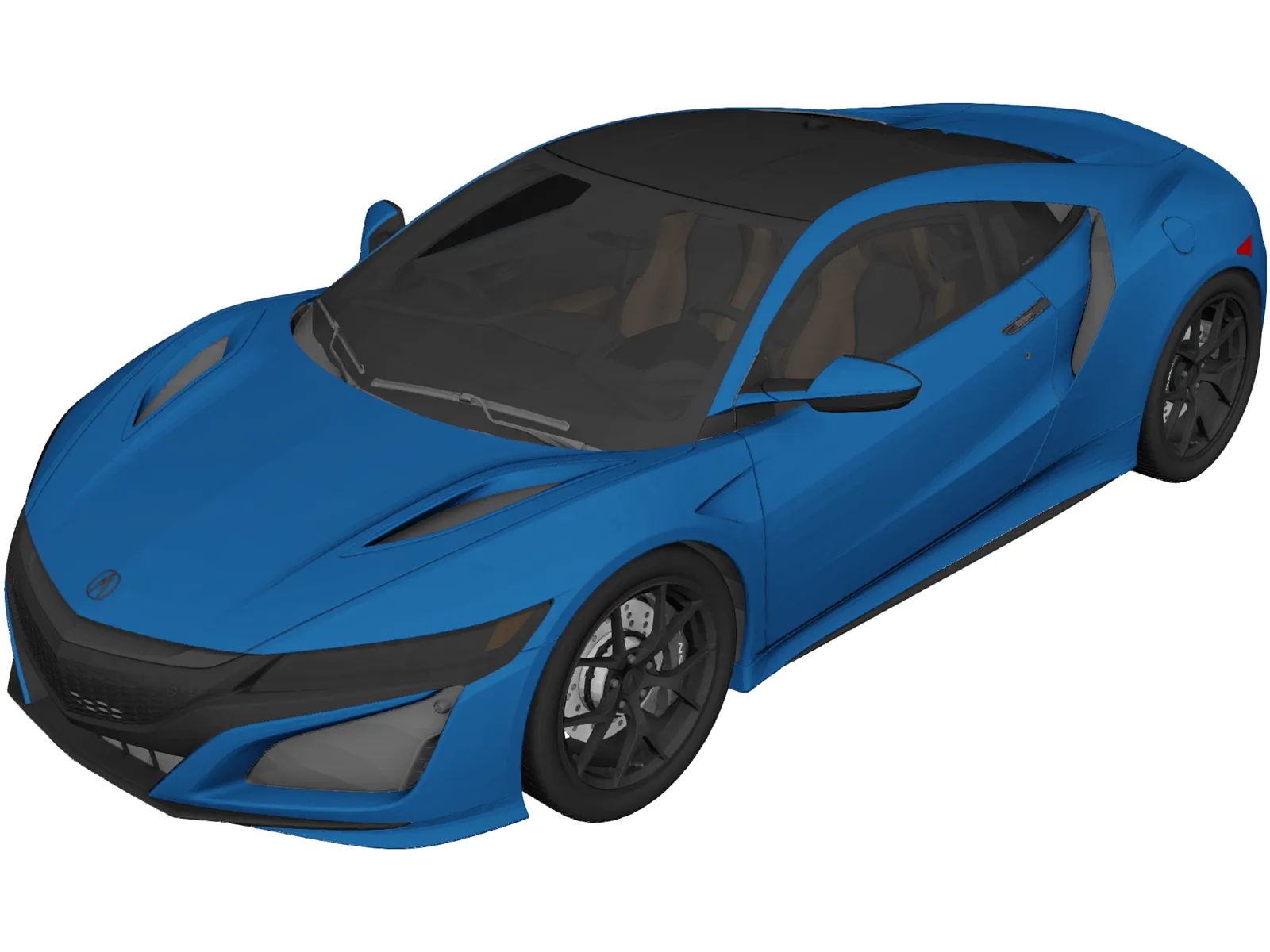 Acura NSX (2017) 3D Model