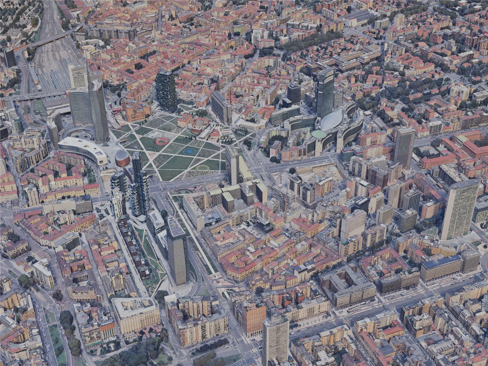 Milan City, Italy (2019) 3D Model