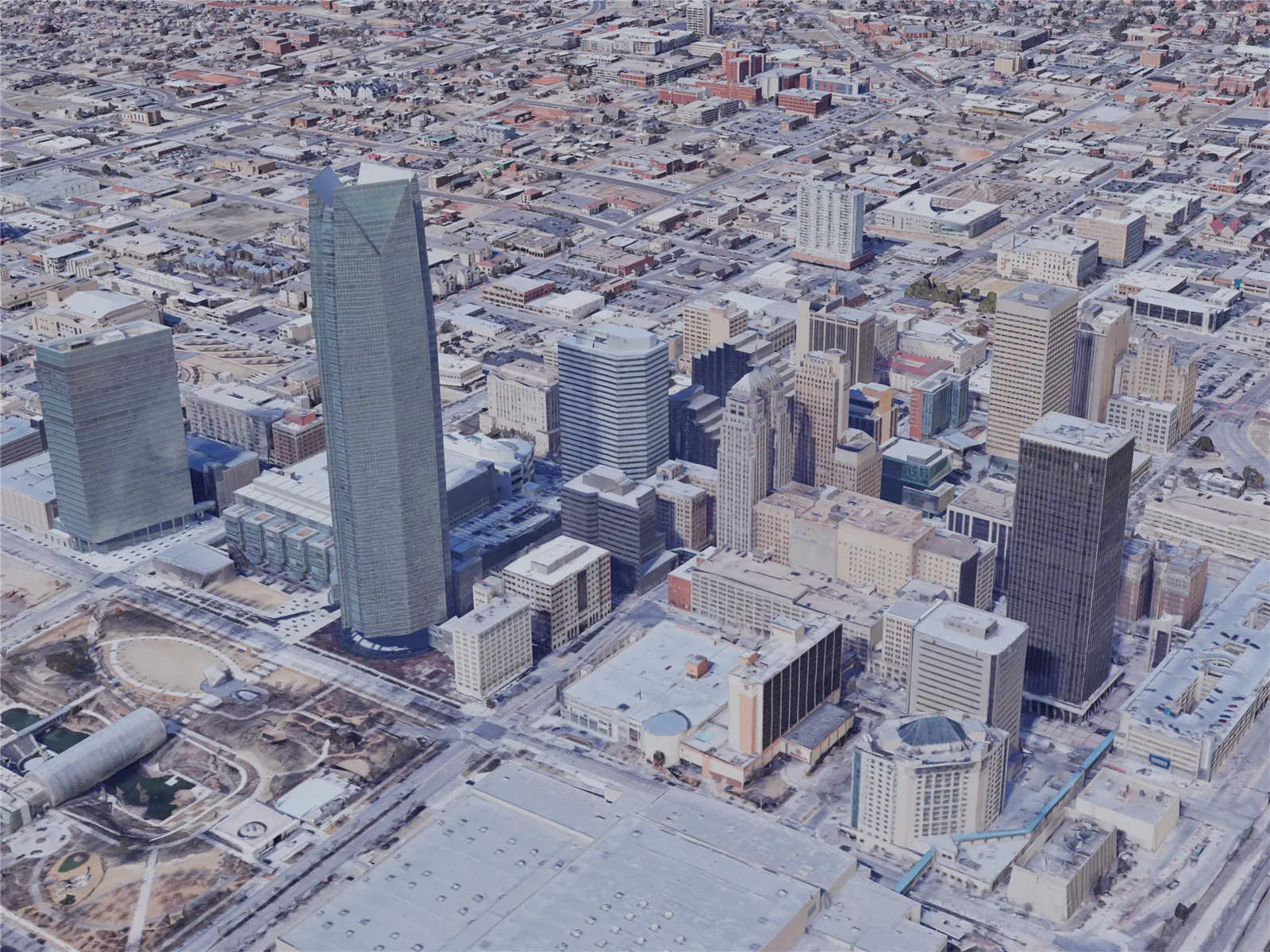 Oklahoma City, OK, USA (2019) 3D Model