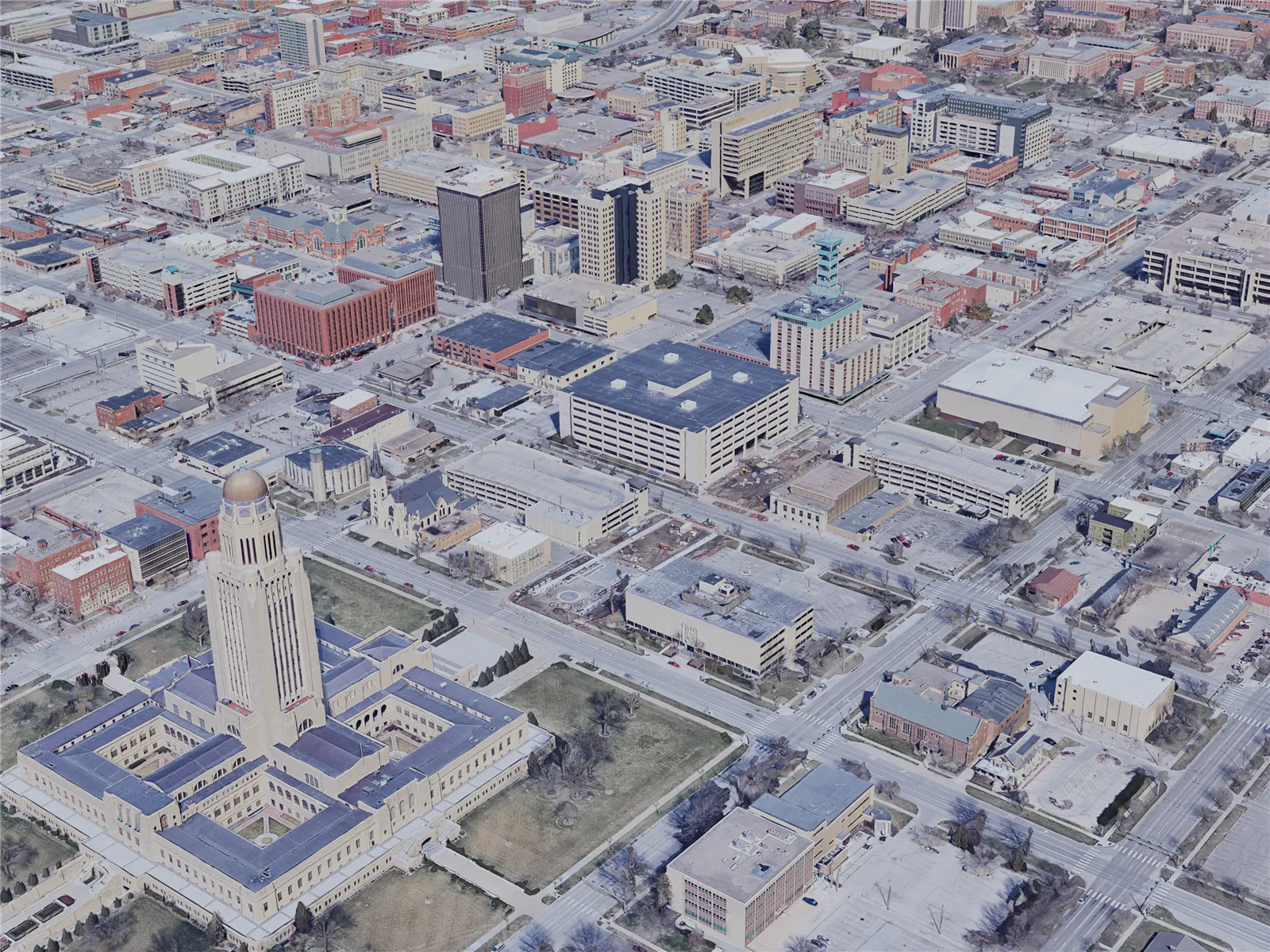 Lincoln City, NE, USA (2019) 3D Model