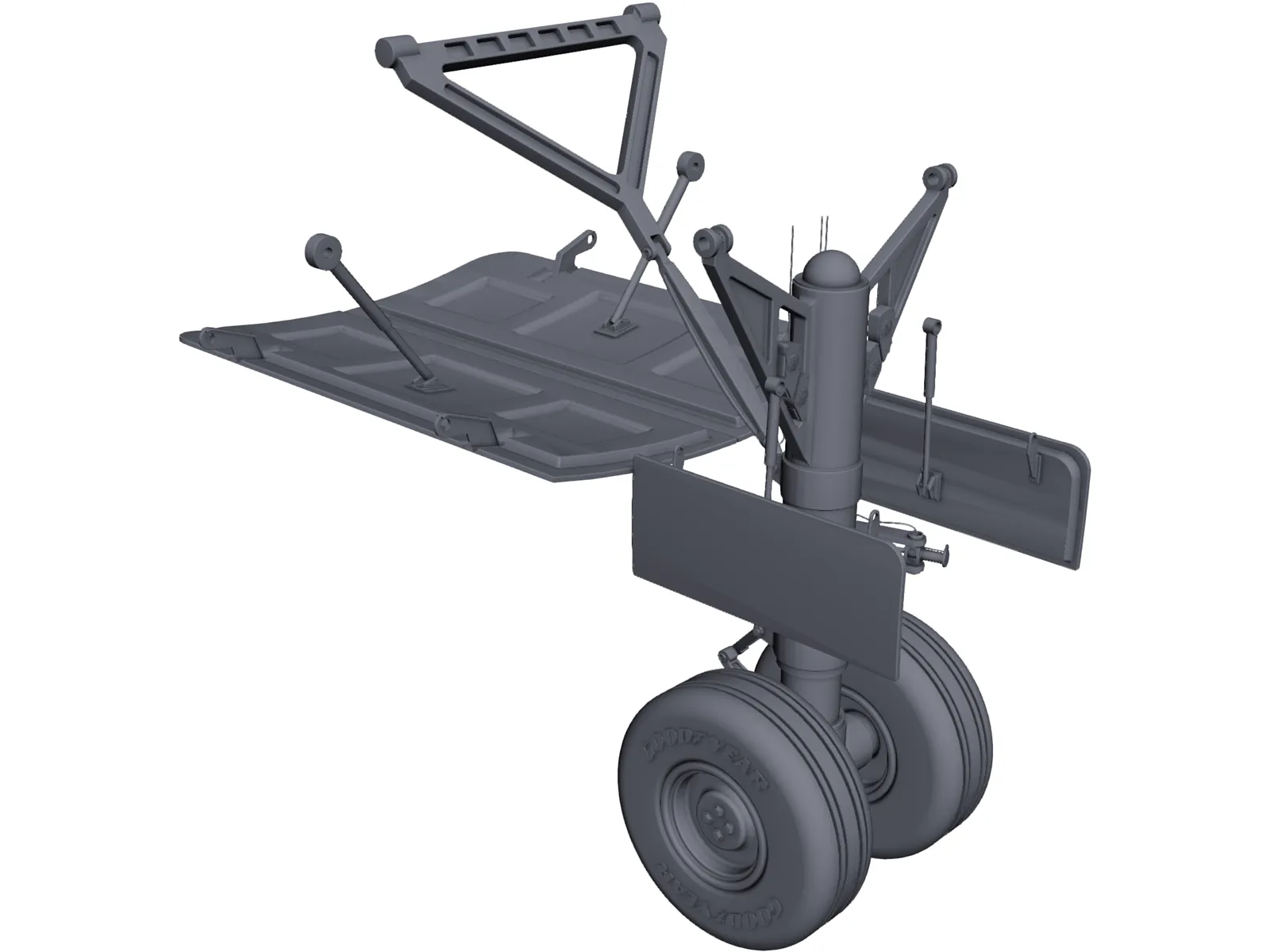 Boeing 737 Landing Gear 3D Model