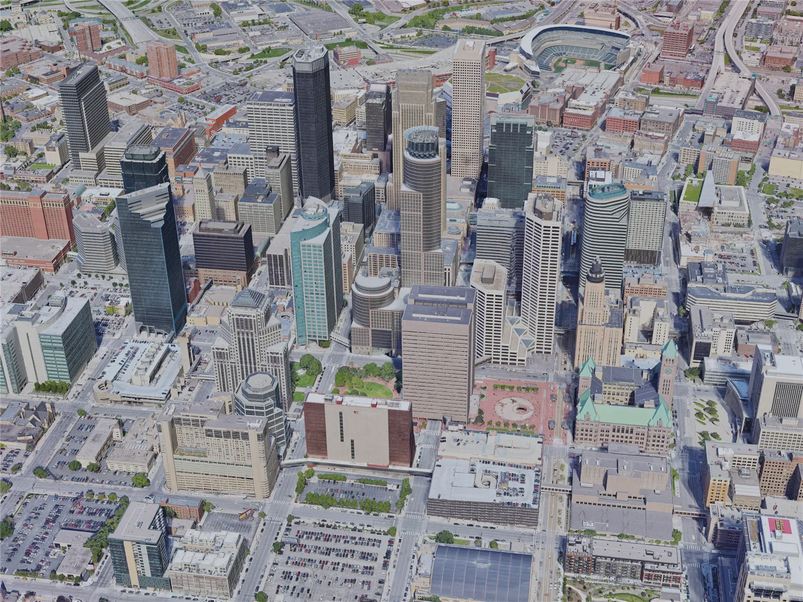 Minneapolis City, MN, USA (2019) 3D Model