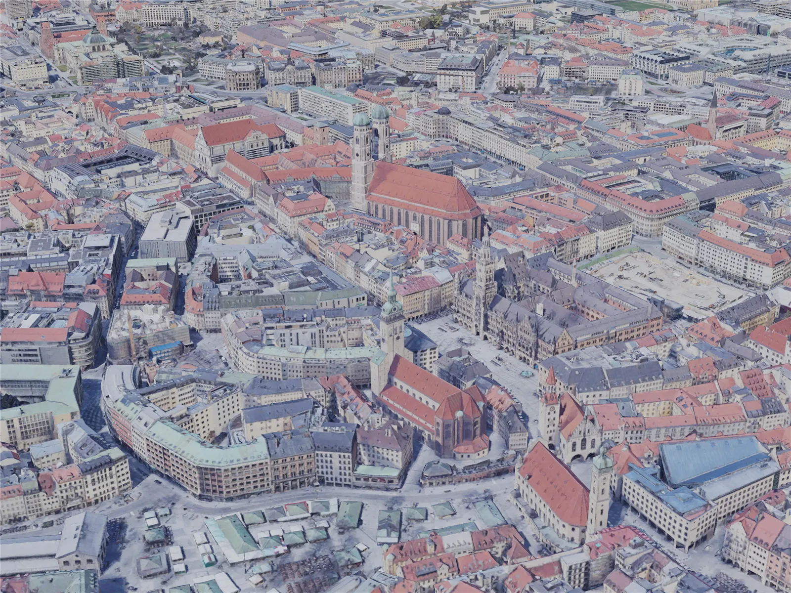 Munich City, Germany (2019) 3D Model