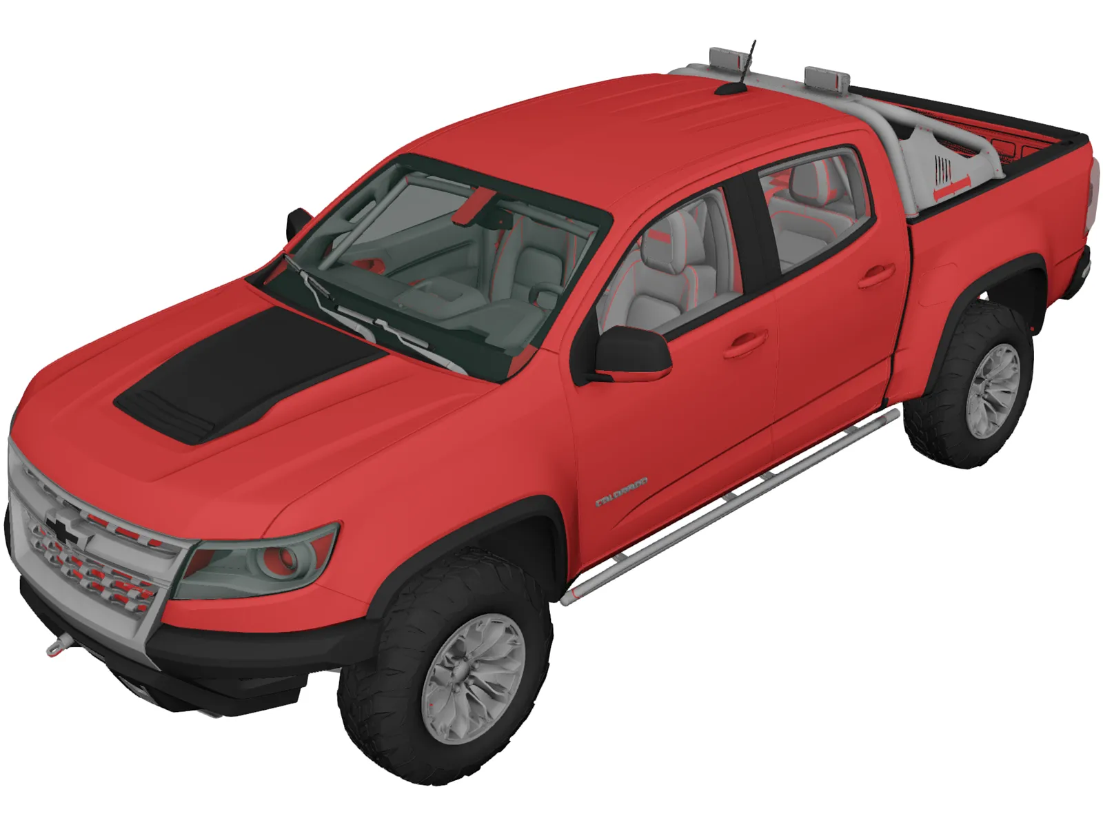 Chevrolet Colorado ZR2 (2017) 3D Model