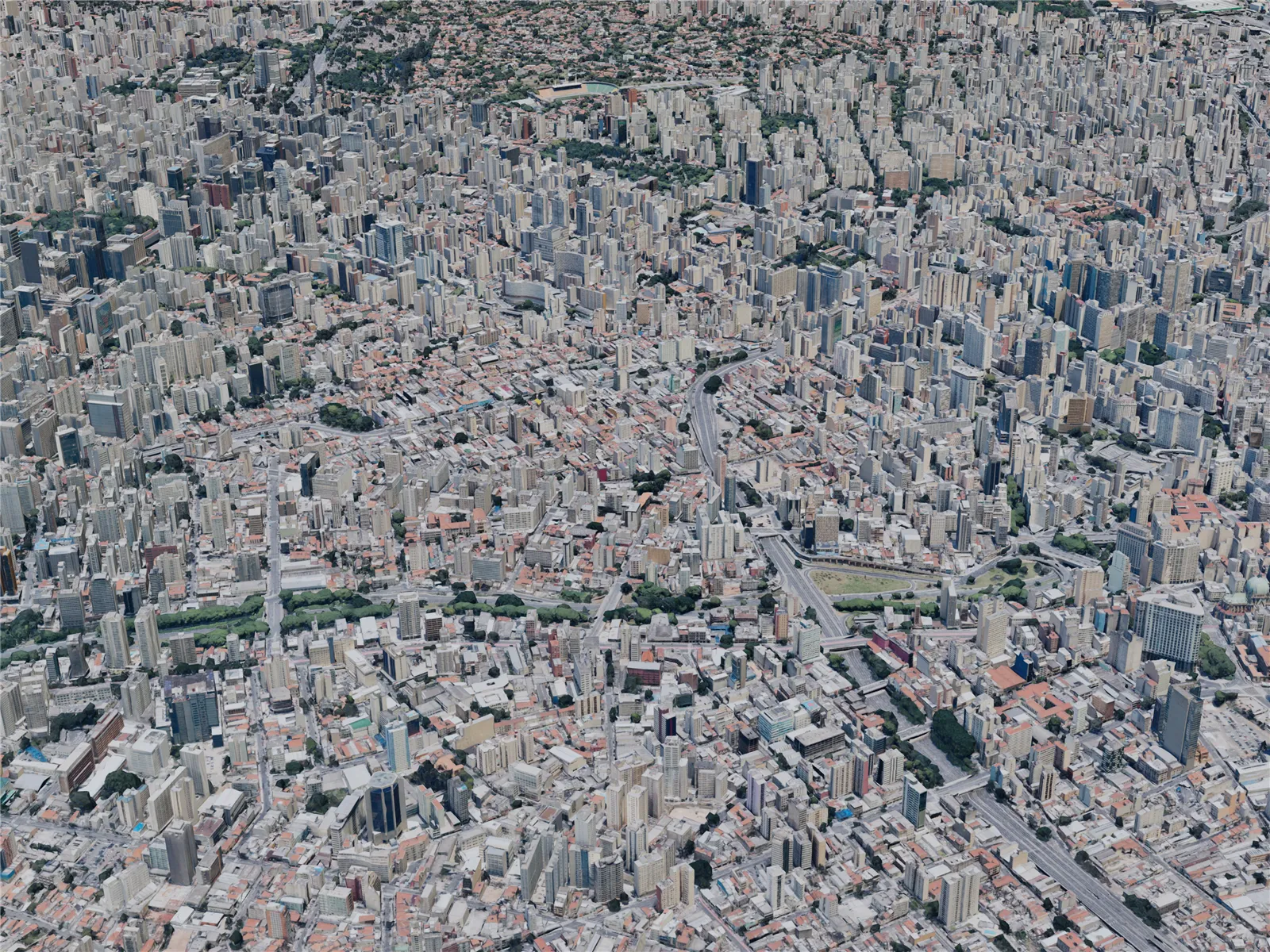 Sao Paulo City, Brazil (2019) 3D Model