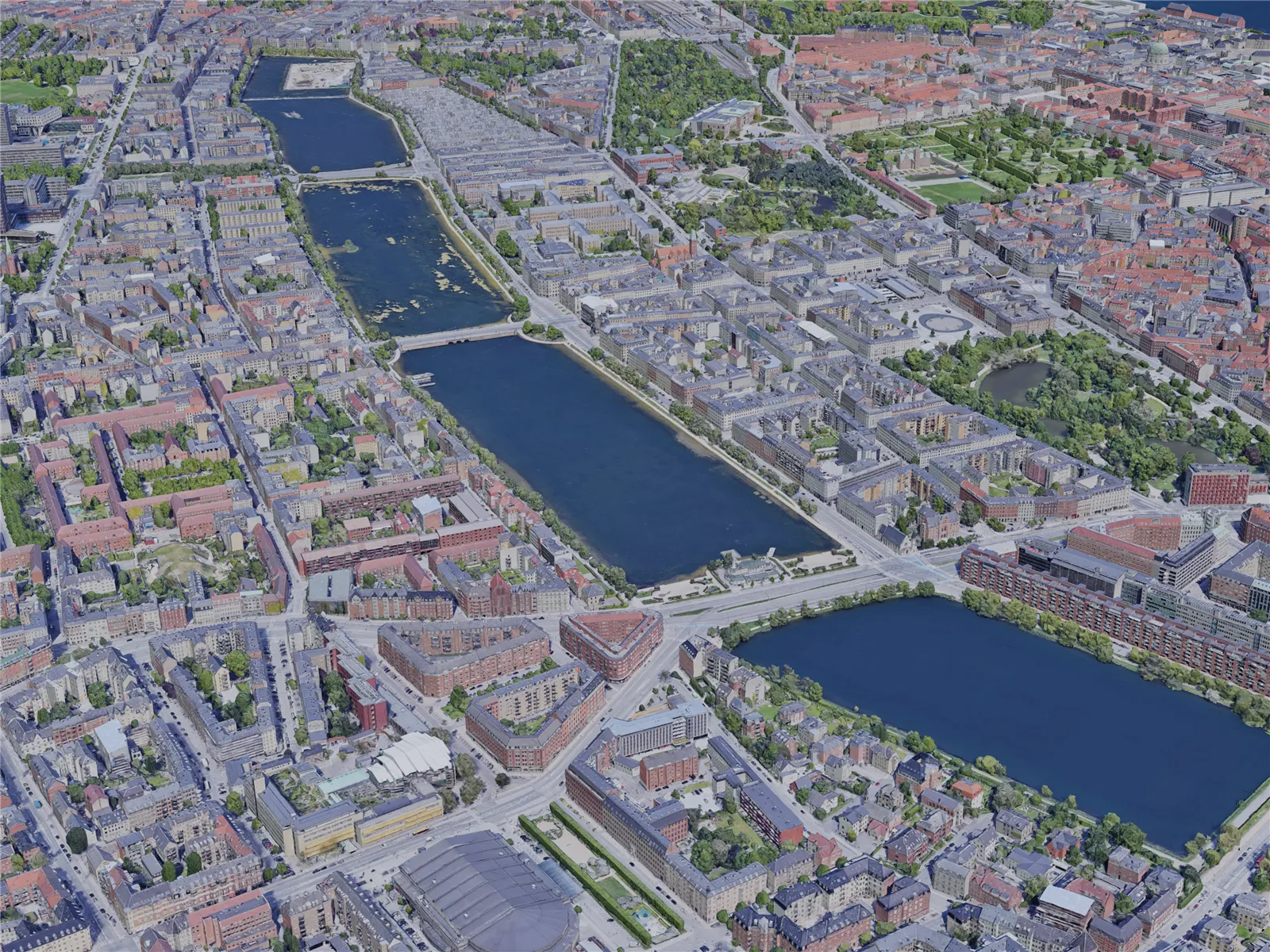 Copenhagen City, Denmark (2019) 3D Model