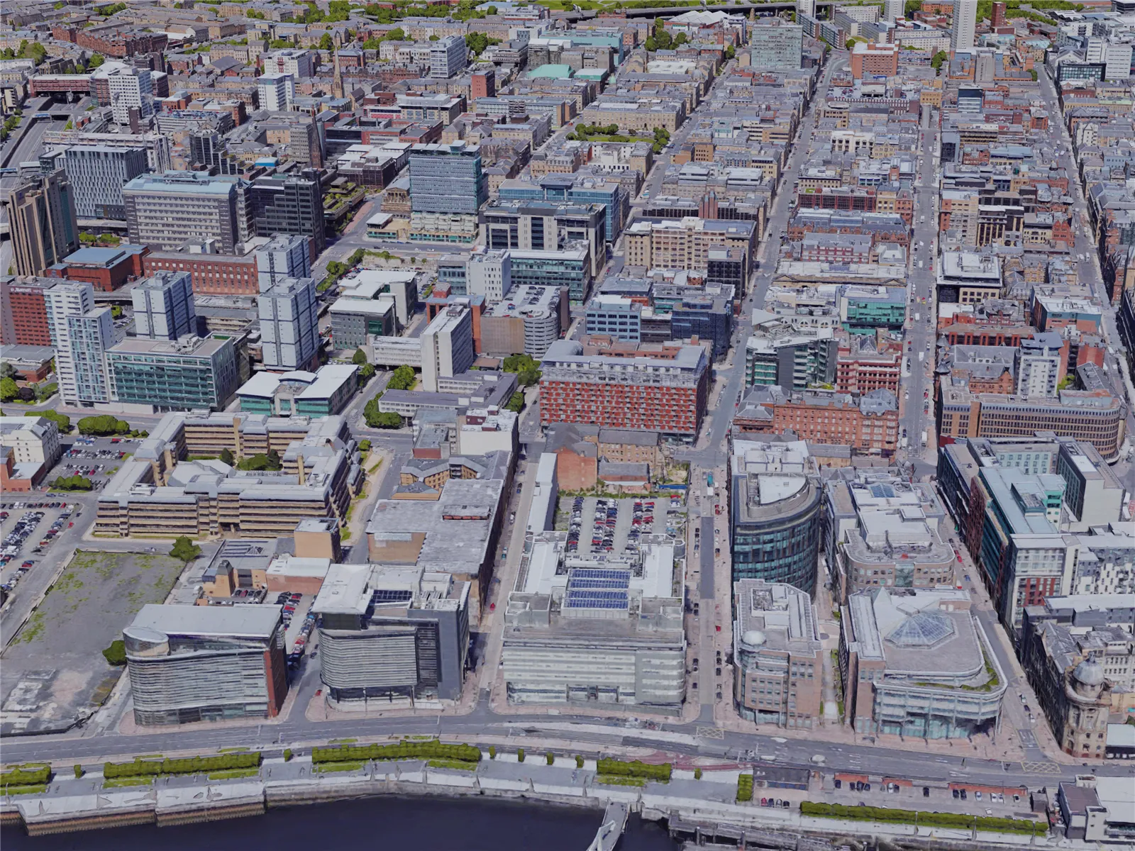 Glasgow City, UK (2019) 3D Model