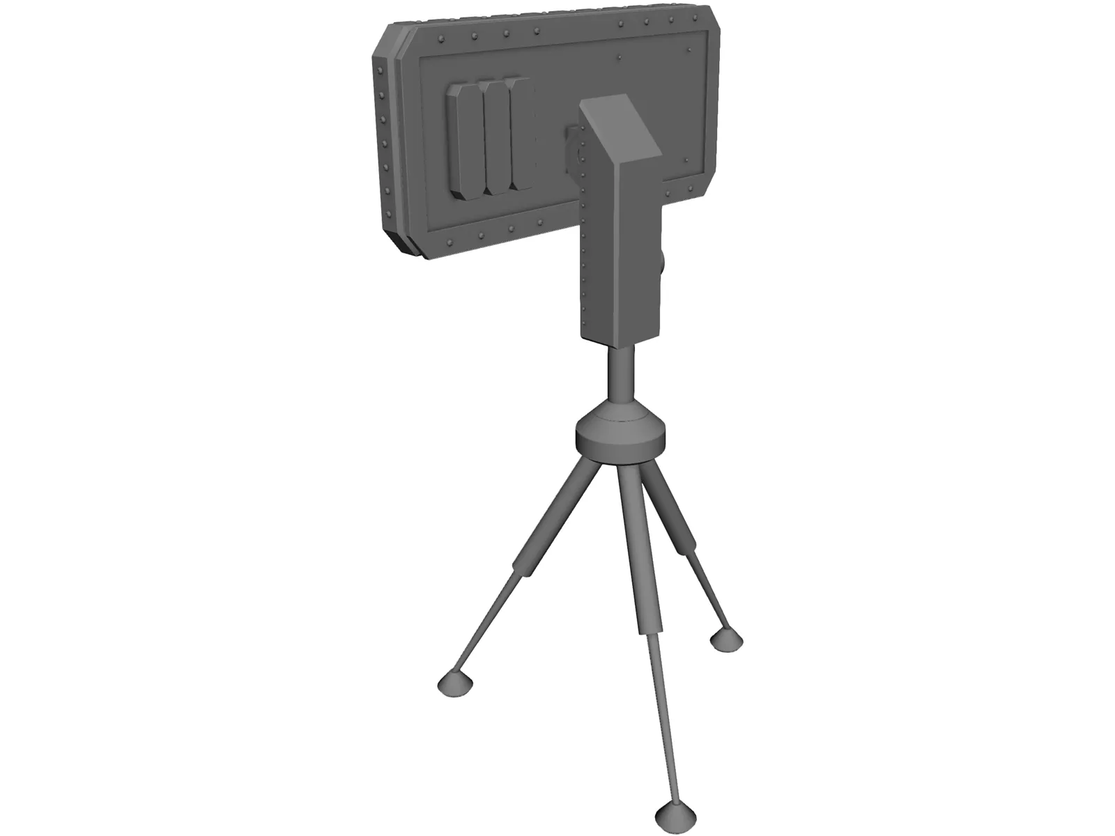 Ground Radar 3D Model