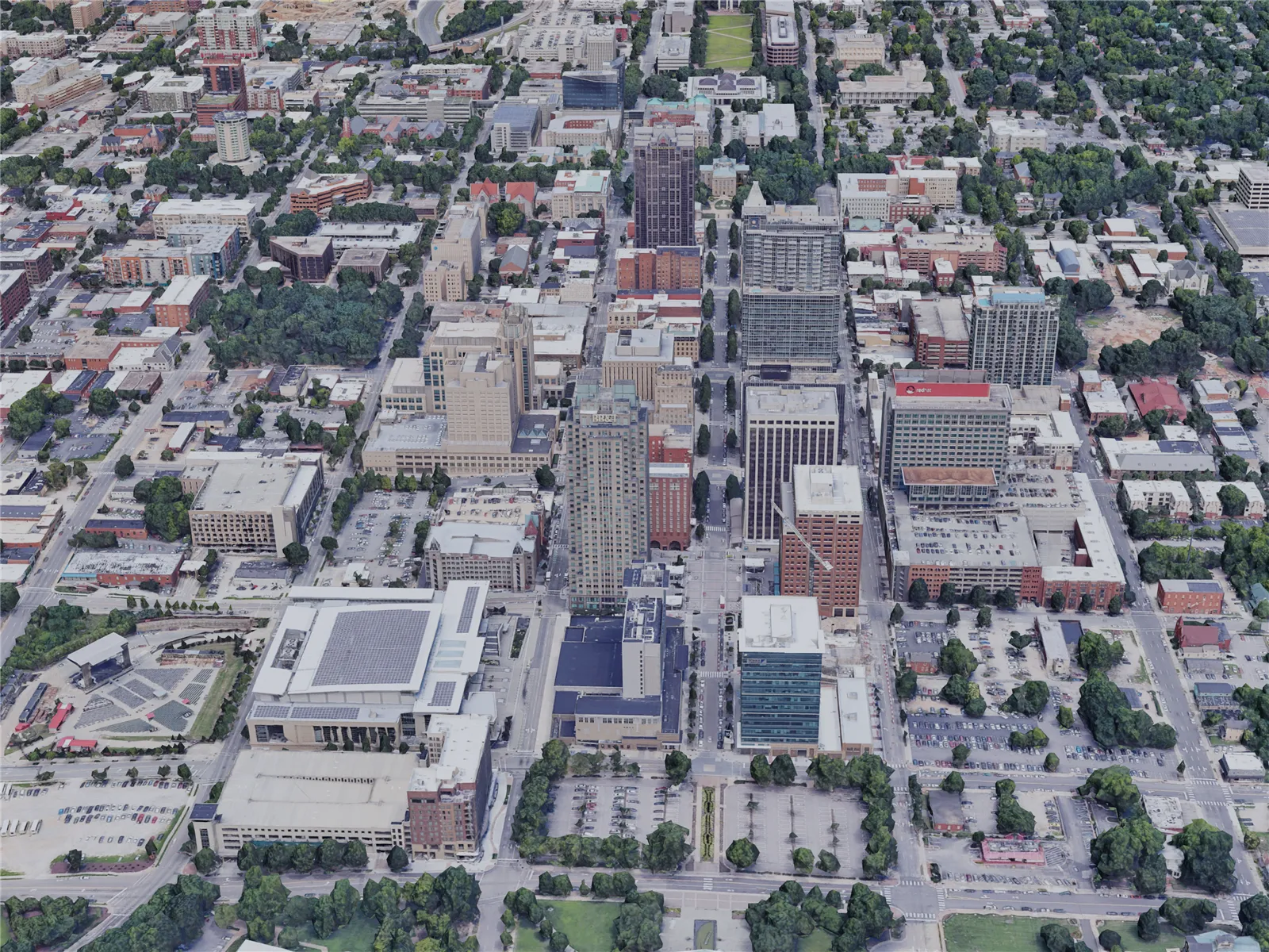 Raleigh City, NC, USA (2019) 3D Model