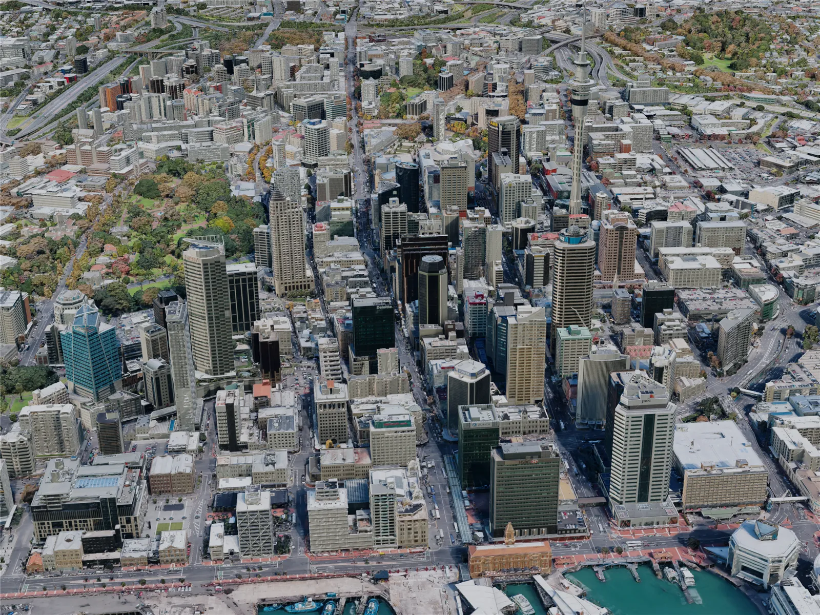 Auckland City, New Zealand (2019) 3D Model