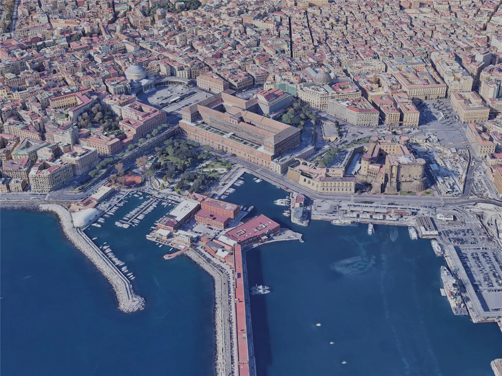 Naples City, Italy (2019) 3D Model