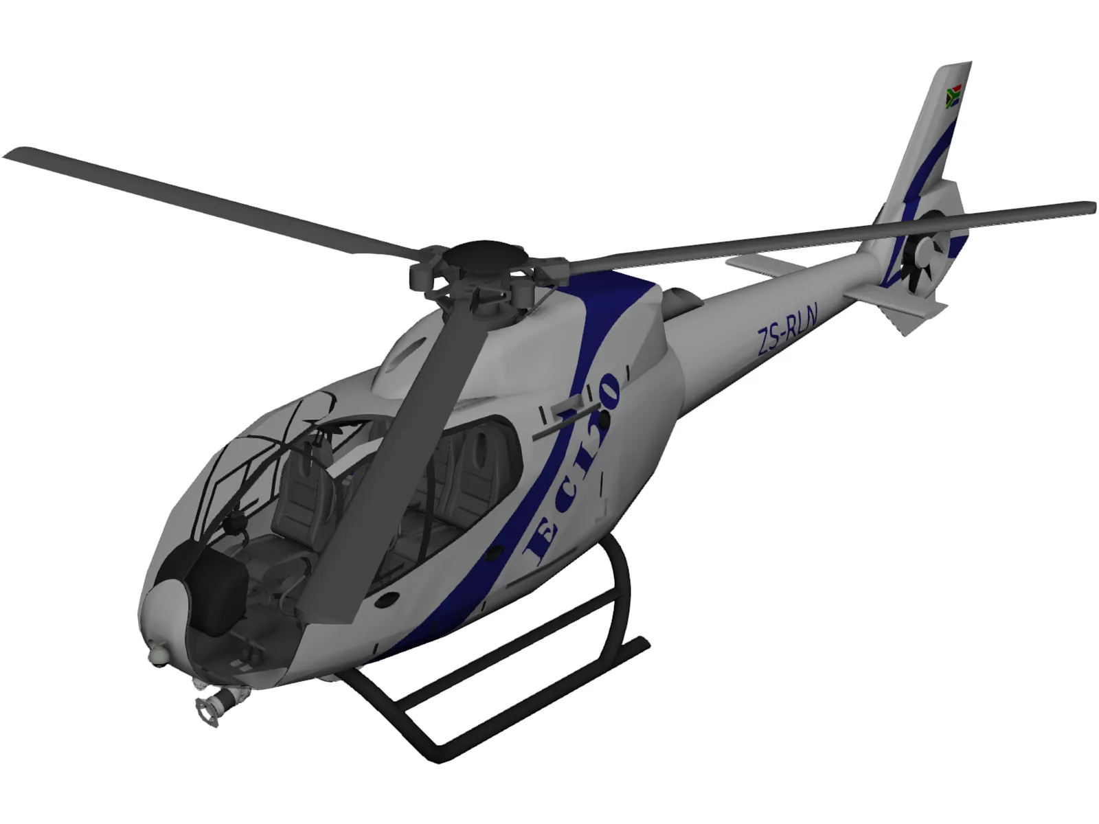 Eurocopter EC-120 3D Model