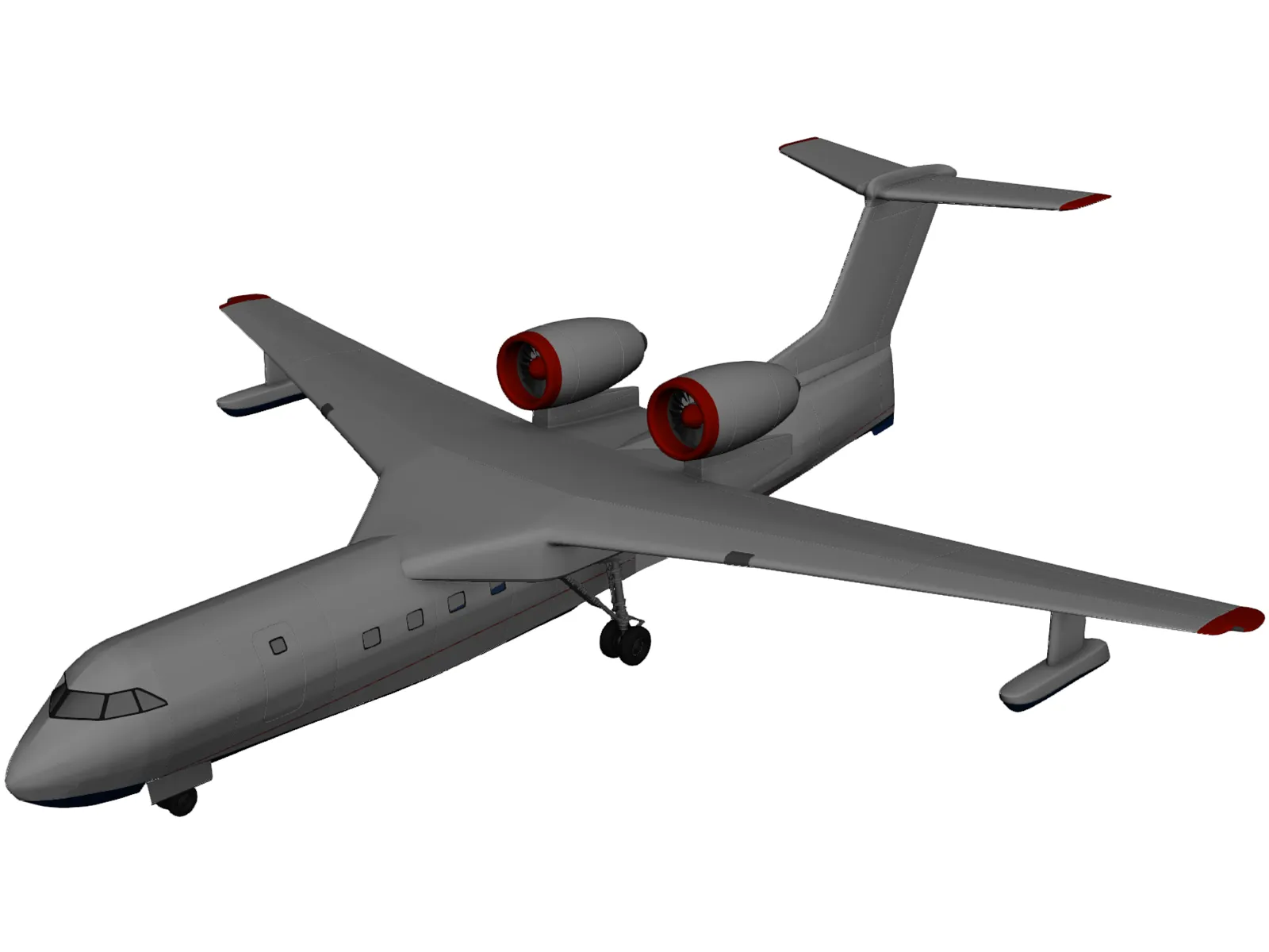 Beriev Be-200 Altair 3D Model