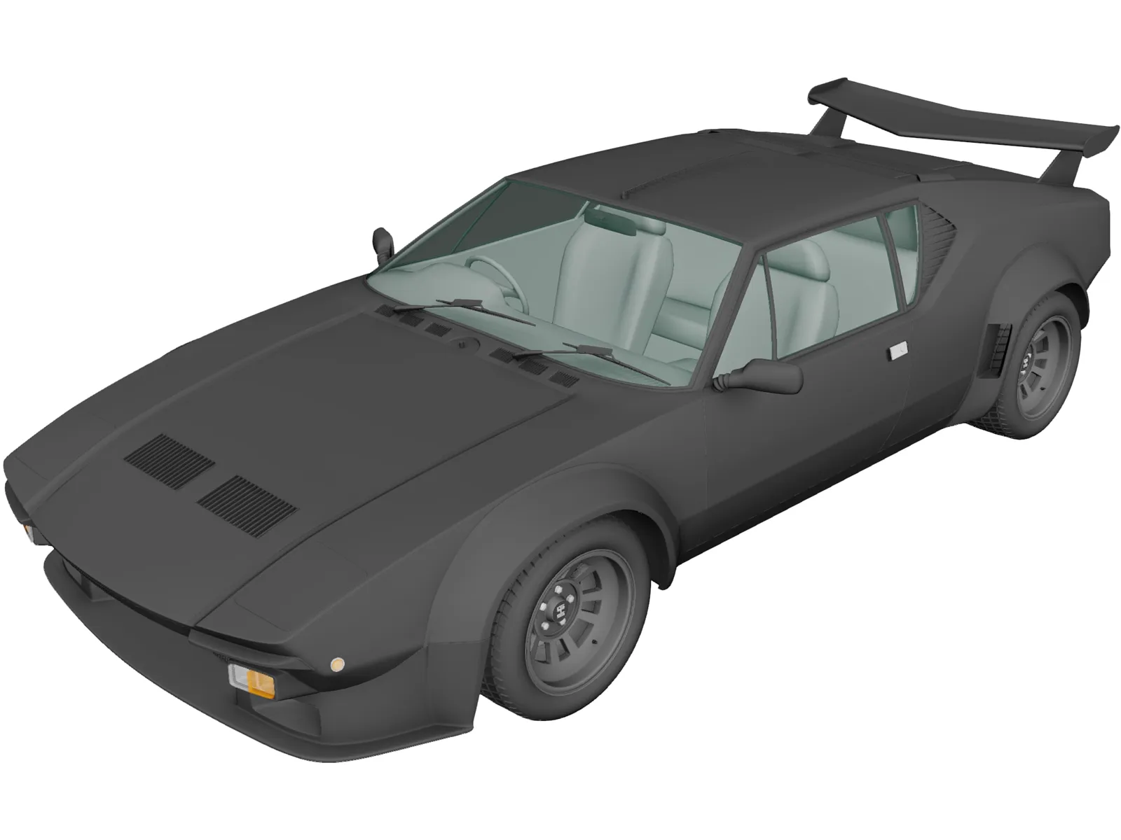 De Tomaso Pantera (1984) 3D Model