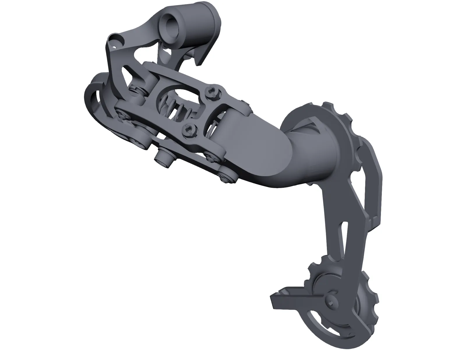 SRAM X.0 Rear Delaurier 3D Model