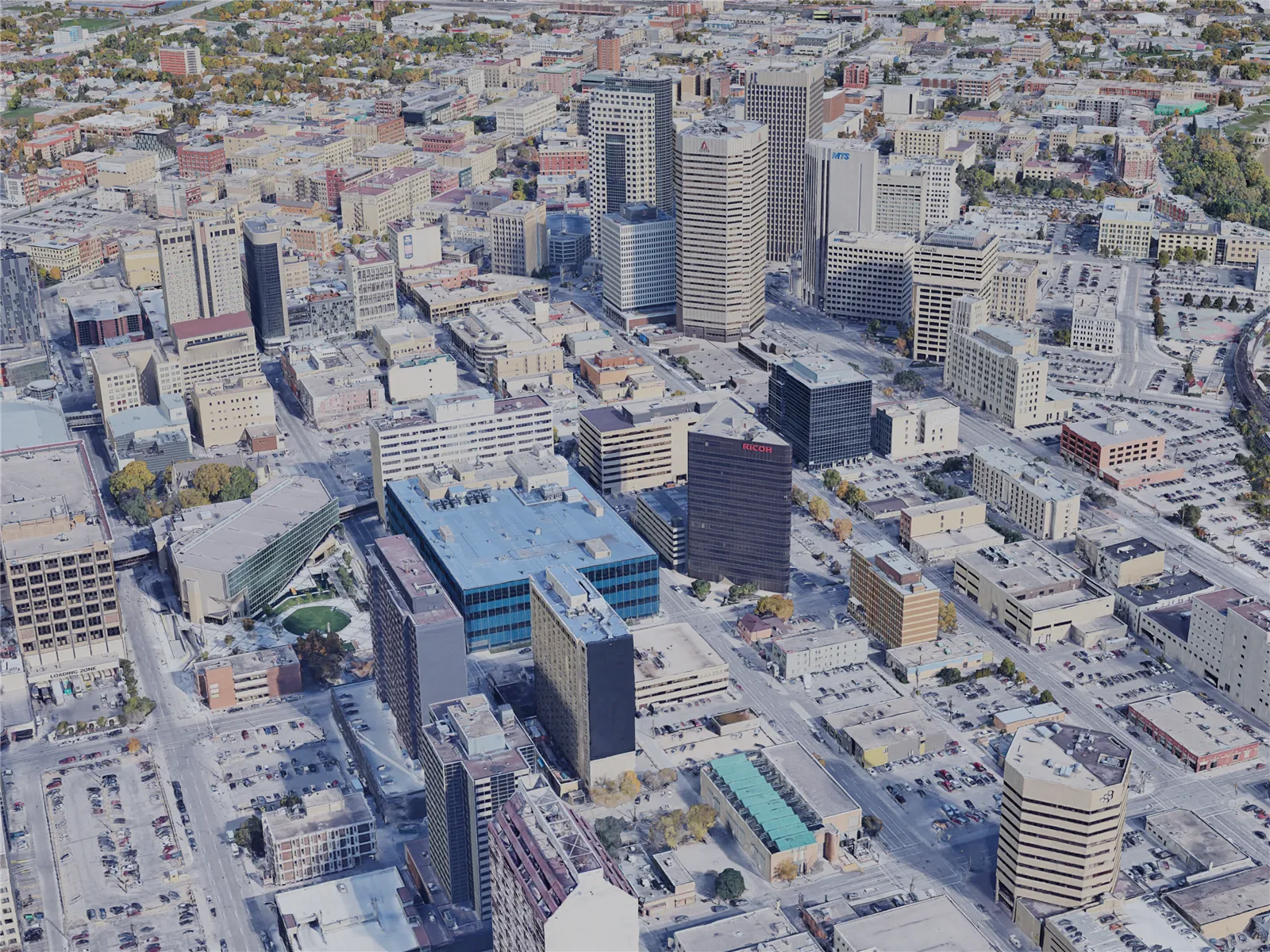 Winnipeg City, MB, Canada (2019) 3D Model