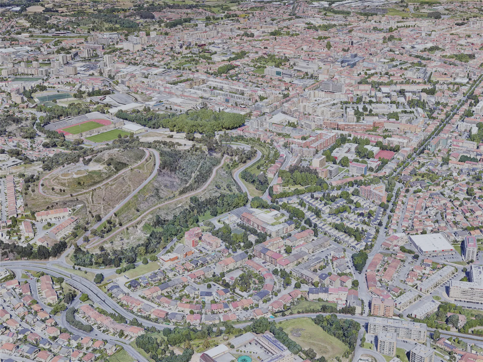 Braga City, Portugal (2019) 3D Model