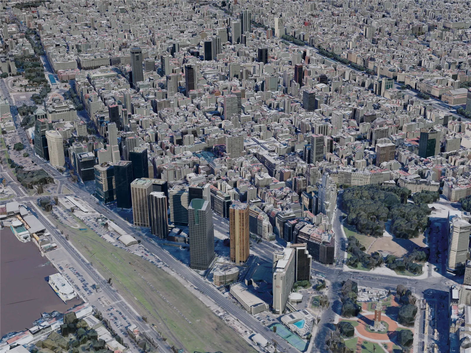 Buenos Aires City, Argentina (2019) 3D Model