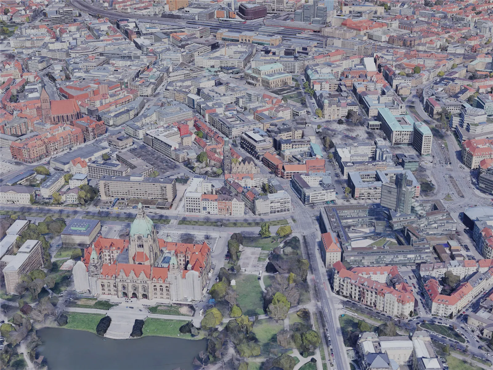 Hanover City, Germany (2019) 3D Model