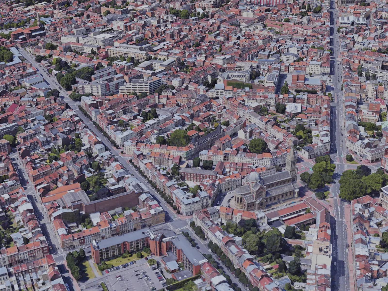 Lille City, France (2019) 3D Model