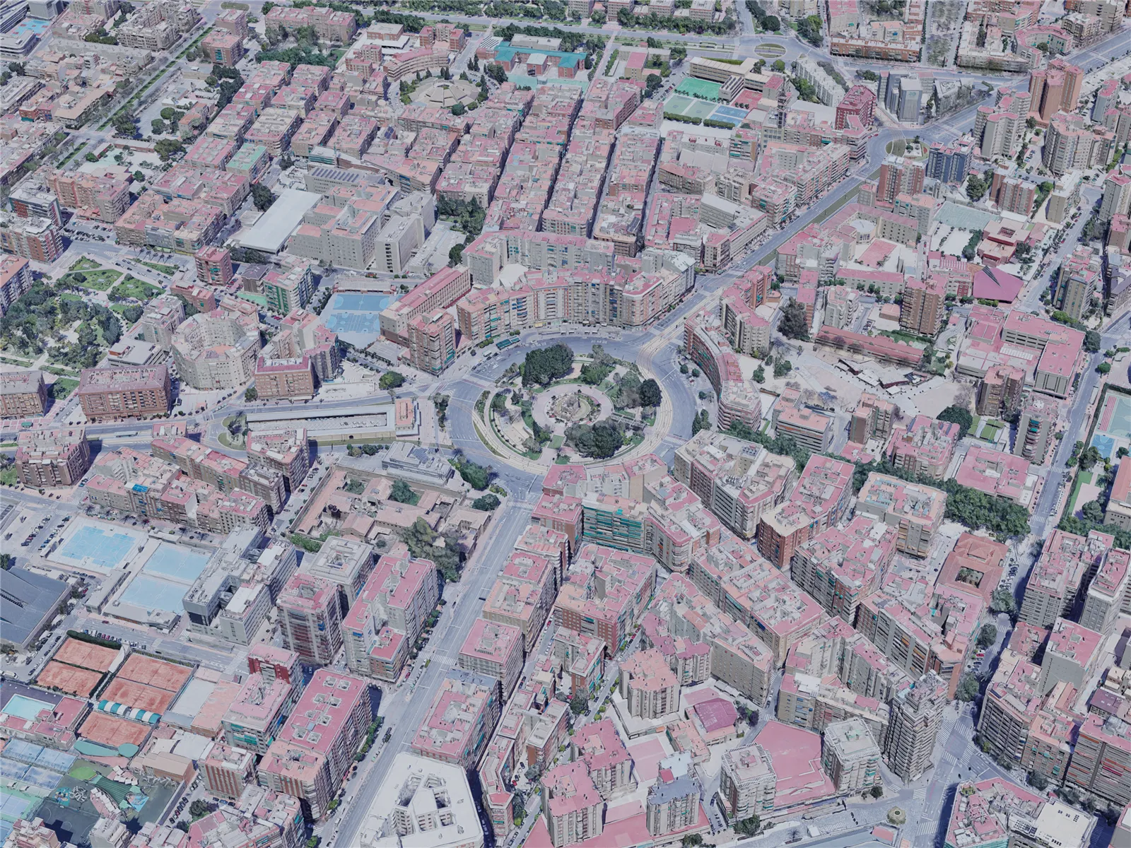 Murcia City, Spain (2019) 3D Model