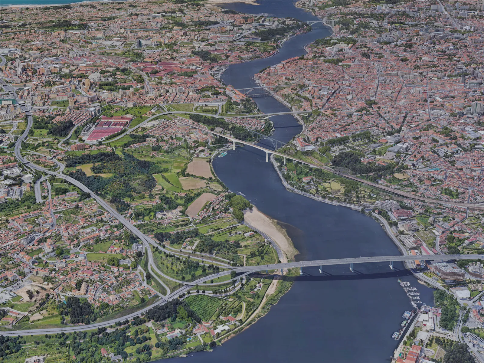 Porto City, Portugal (2019) 3D Model