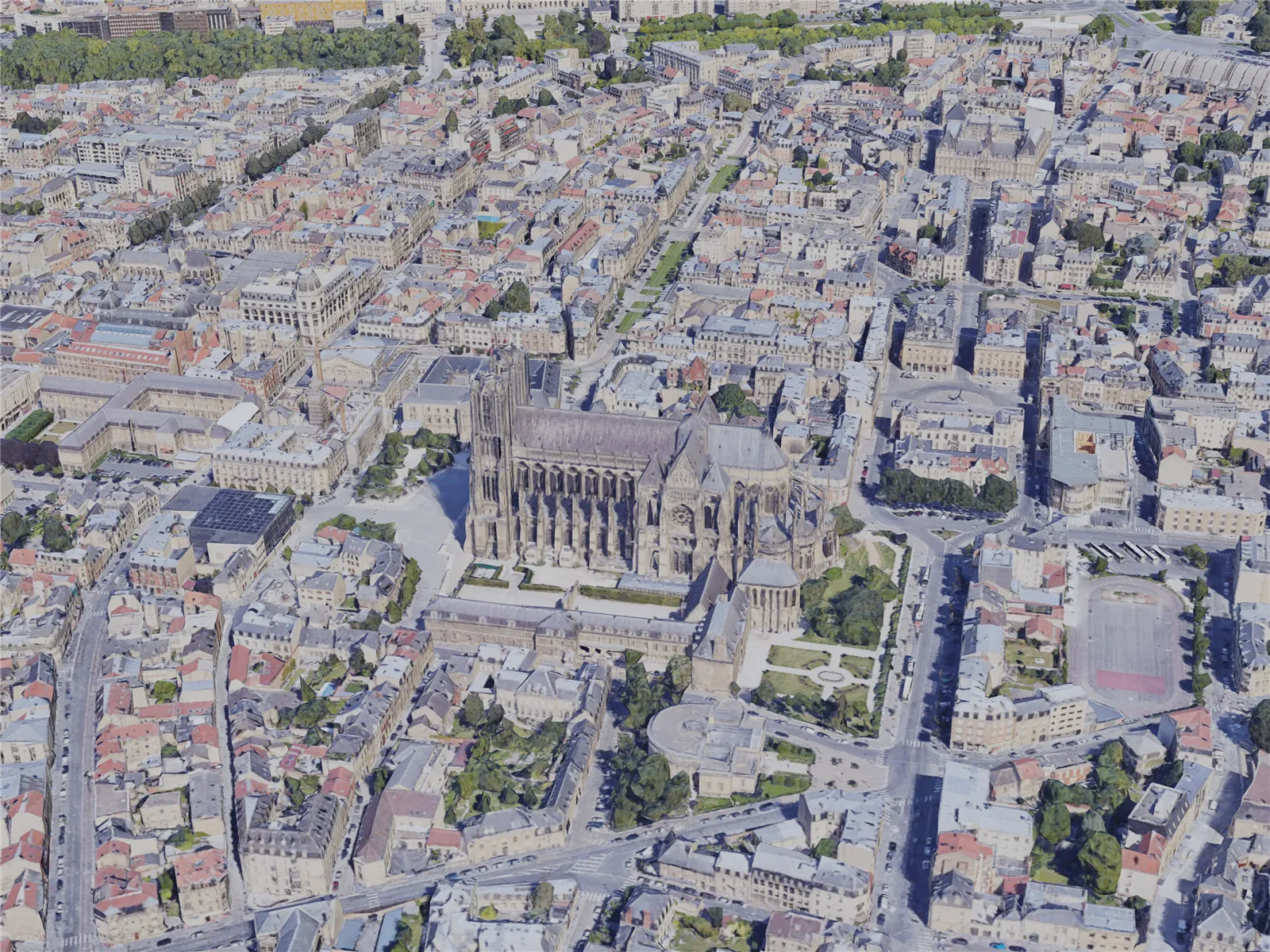 Reims City, France (2019) 3D Model