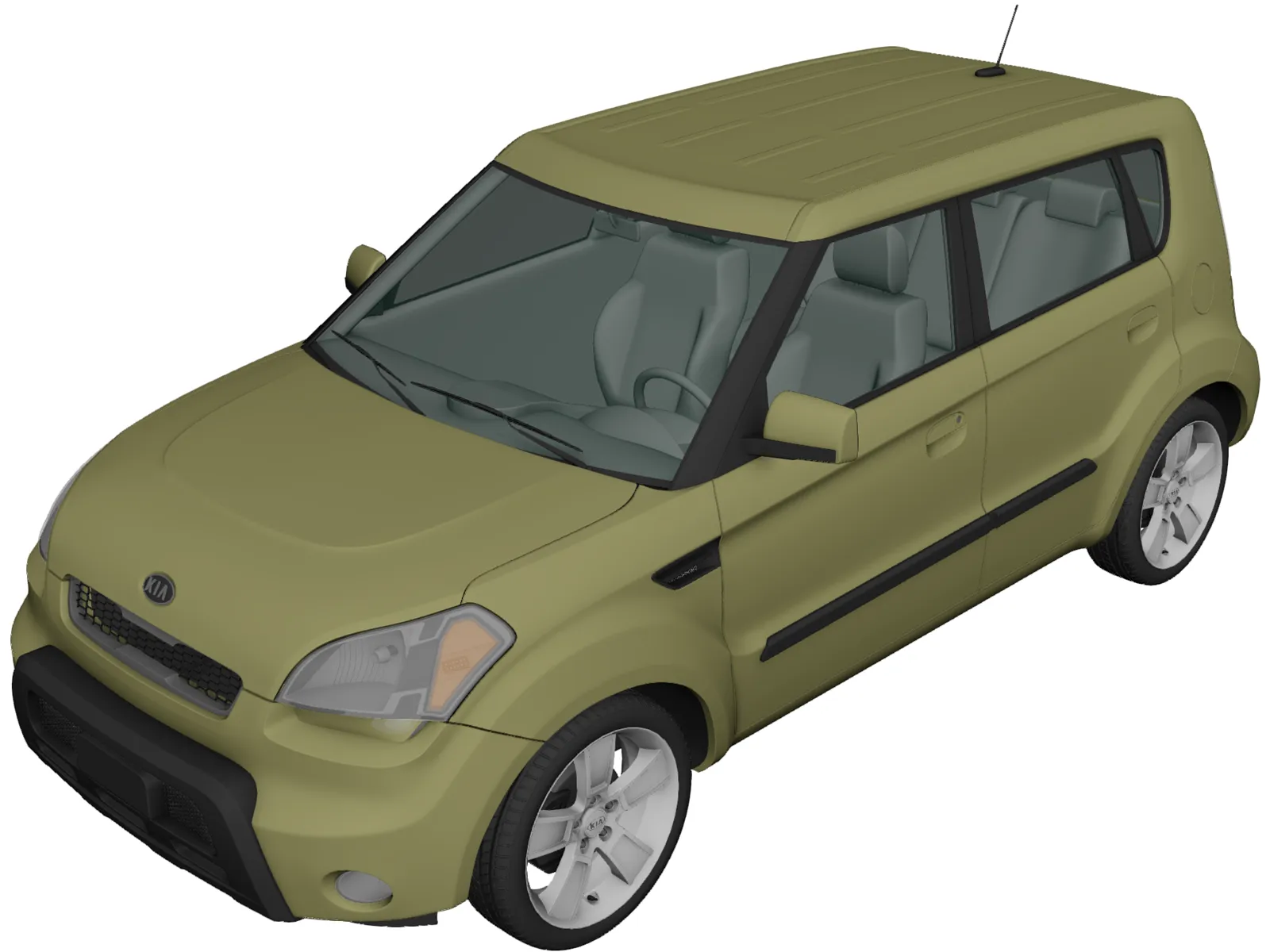 Kia Soul (2010) 3D Model