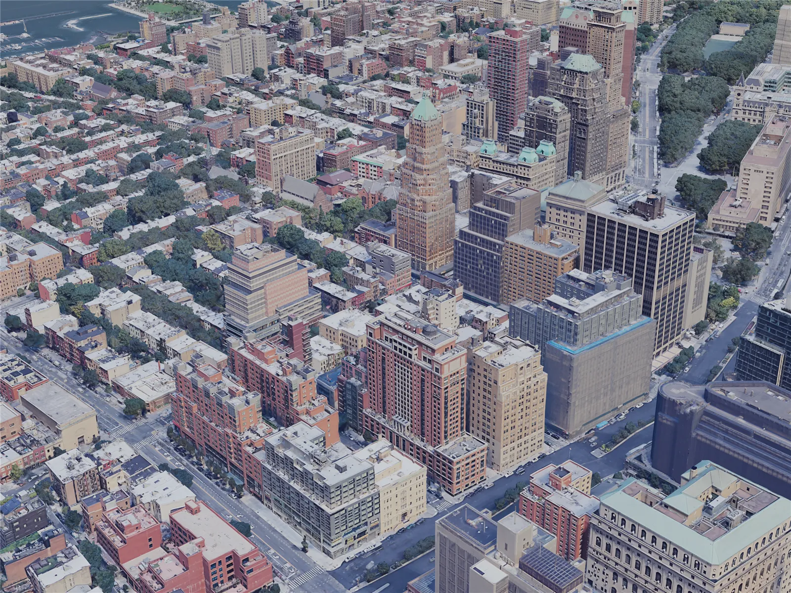 Brooklyn Heights, NY, USA (2019) 3D Model