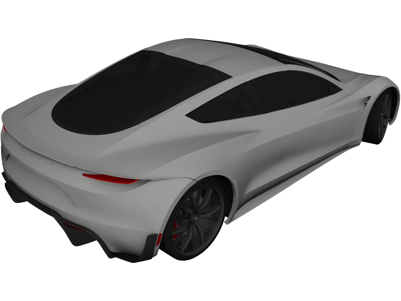 Tesla Roadster (2020) 3D Model