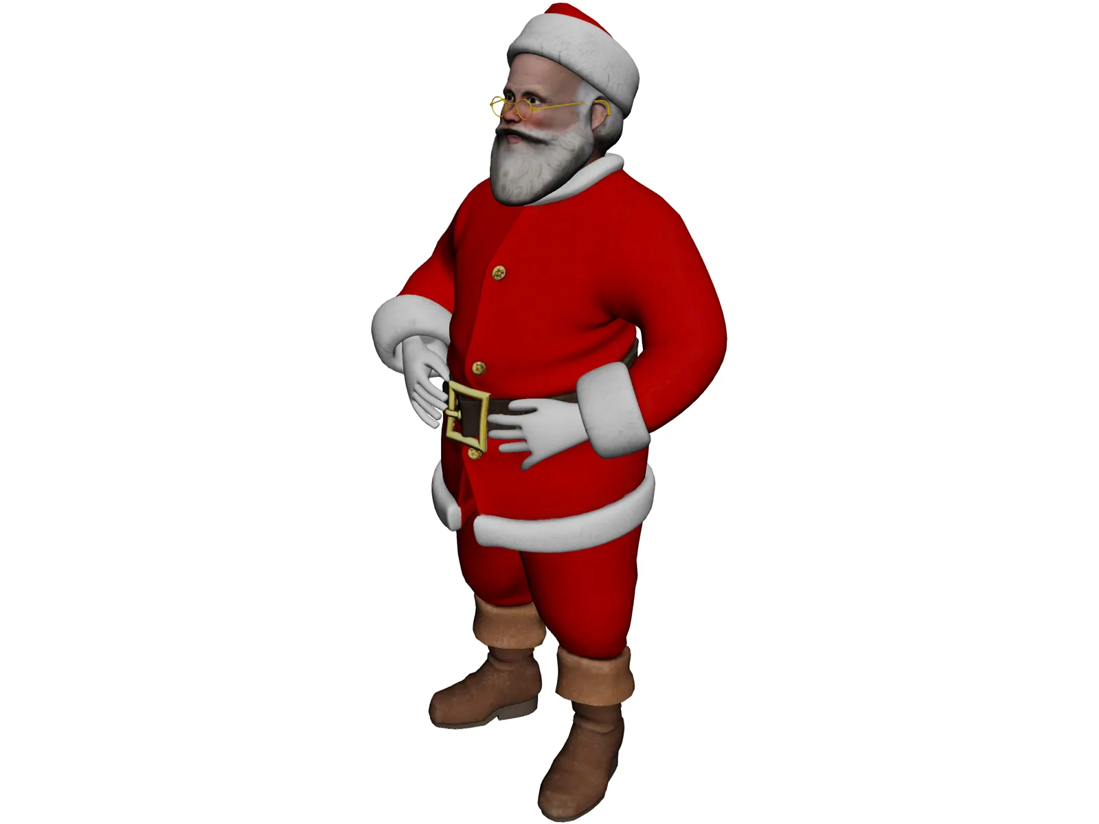 Santa Claus 3D Model