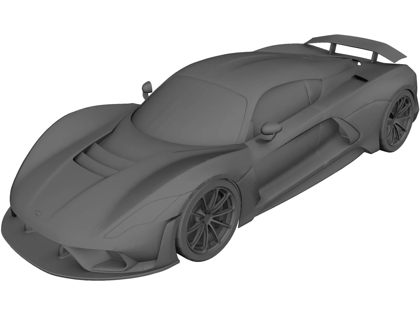 Hennessey Venom F5 (2020) 3D Model