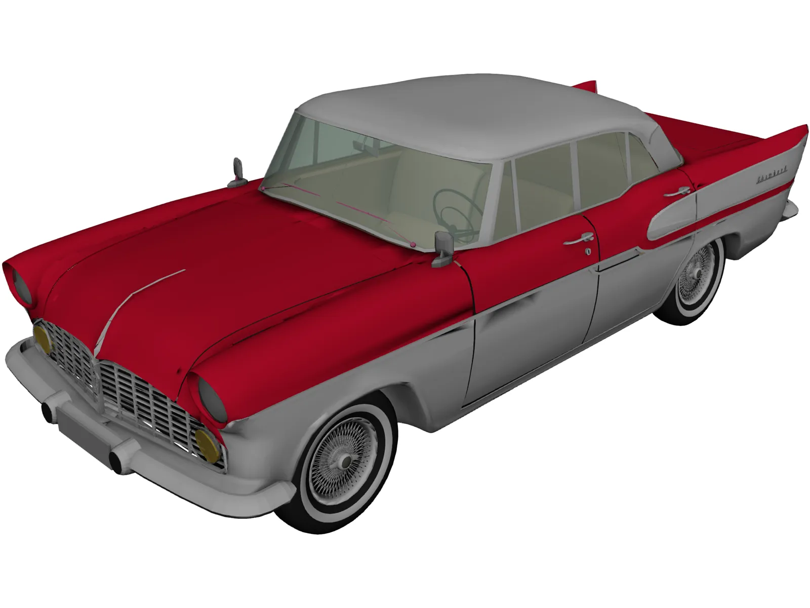 Matra Simca Chambord (1959) 3D Model