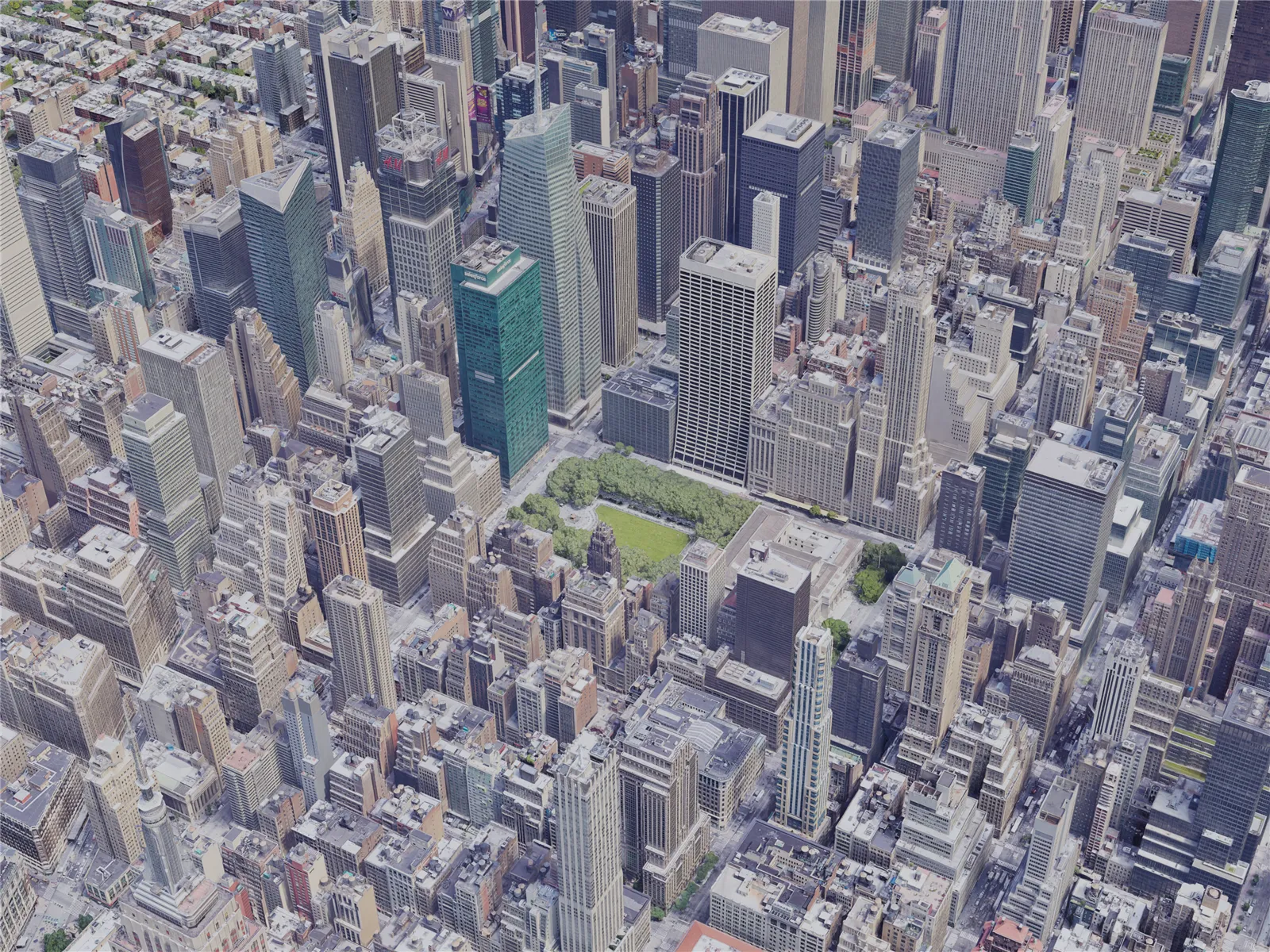 New York City, Midtown Manhattan, USA (2019) 3D Model