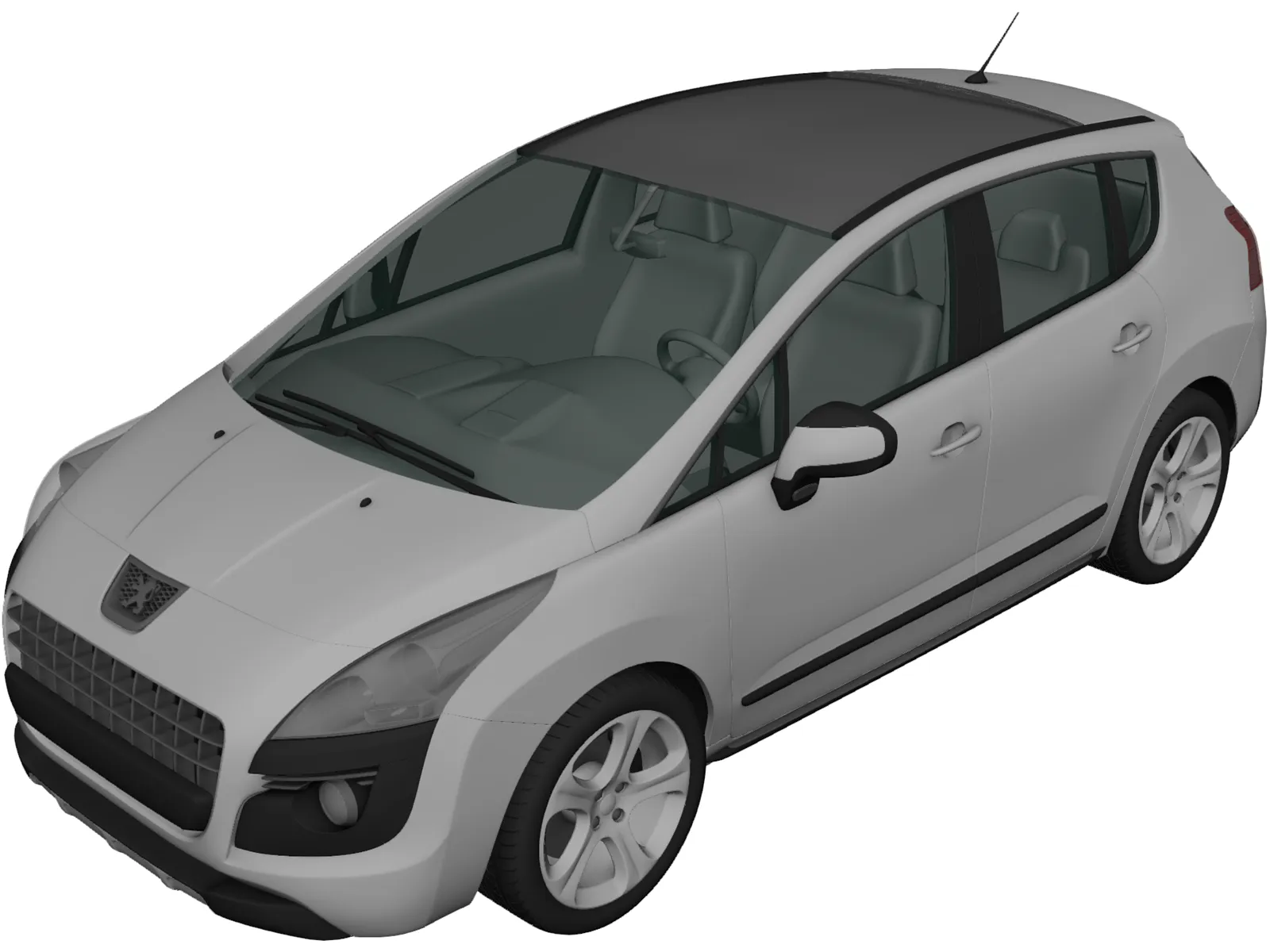 Peugeot 3008 3D Model