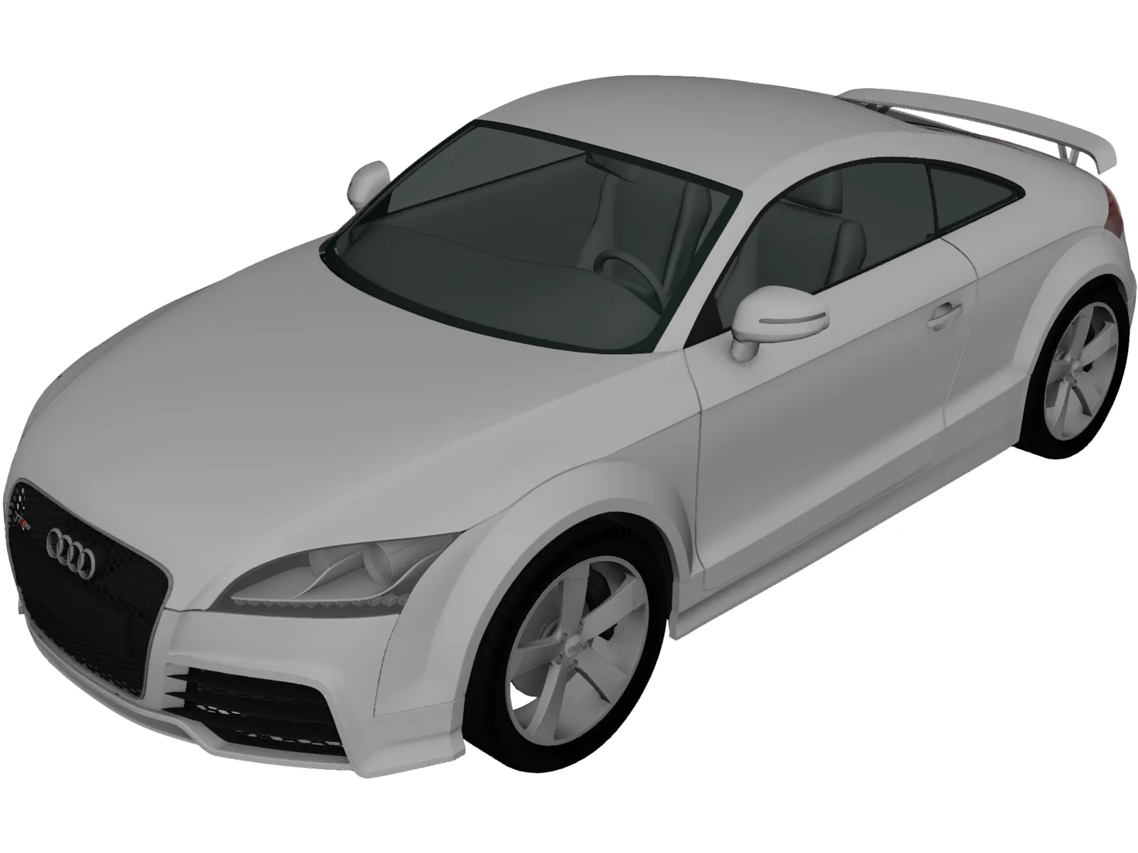 Audi TT RS (2009) 3D Model