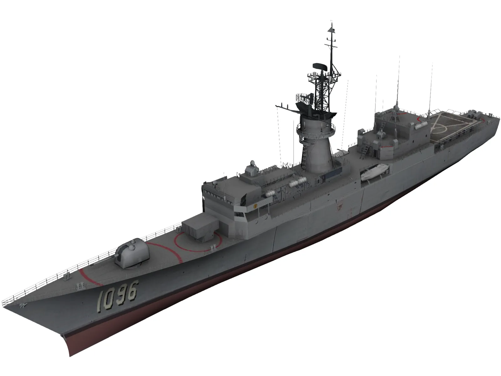 USS Knox 3D Model