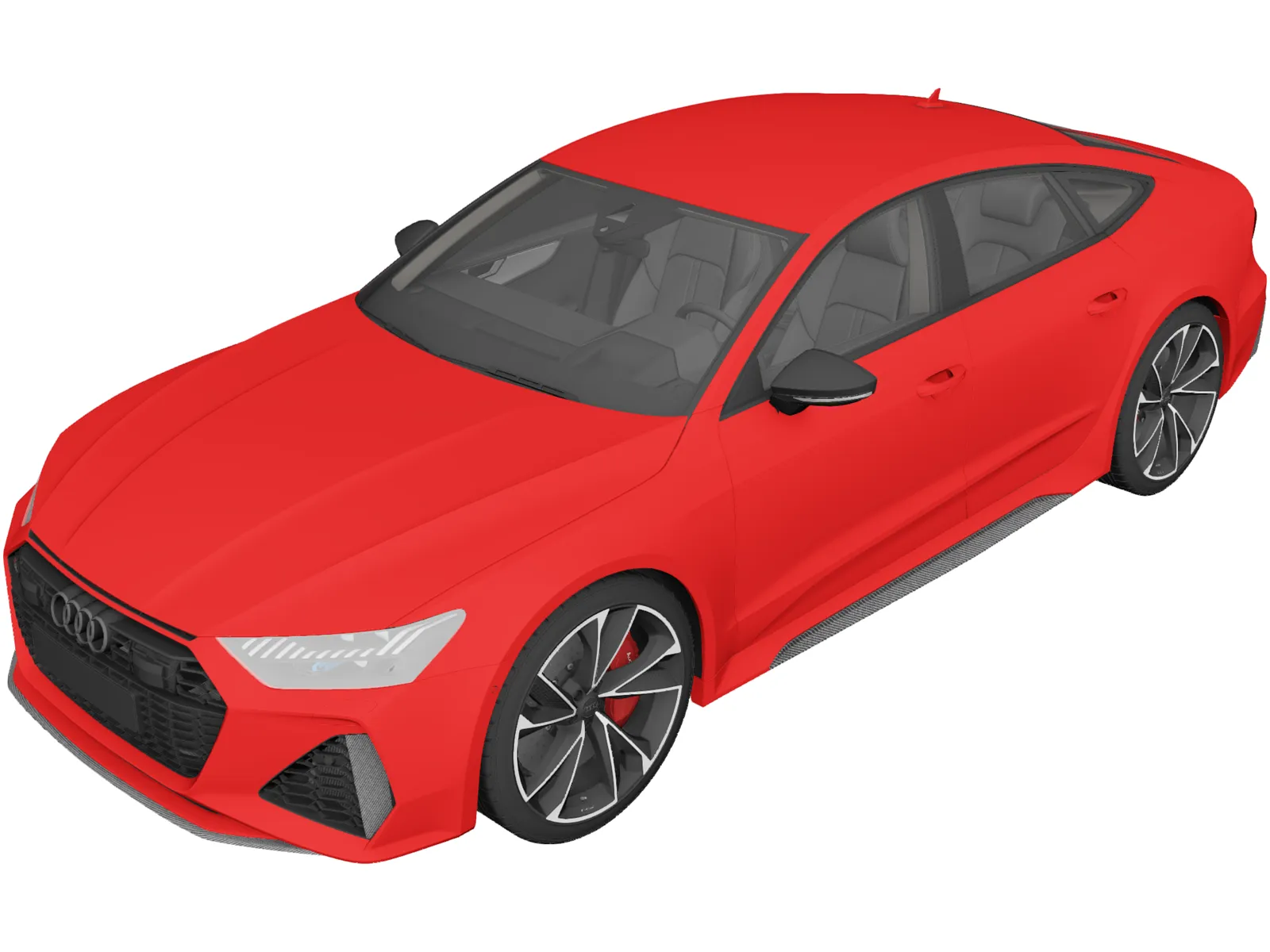 Audi RS7 Sportback (2020) 3D Model