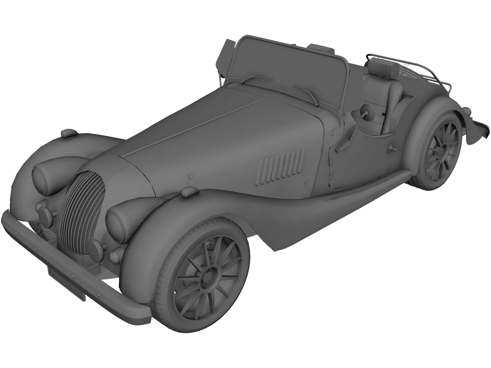 Morgan Roadster 3D Model