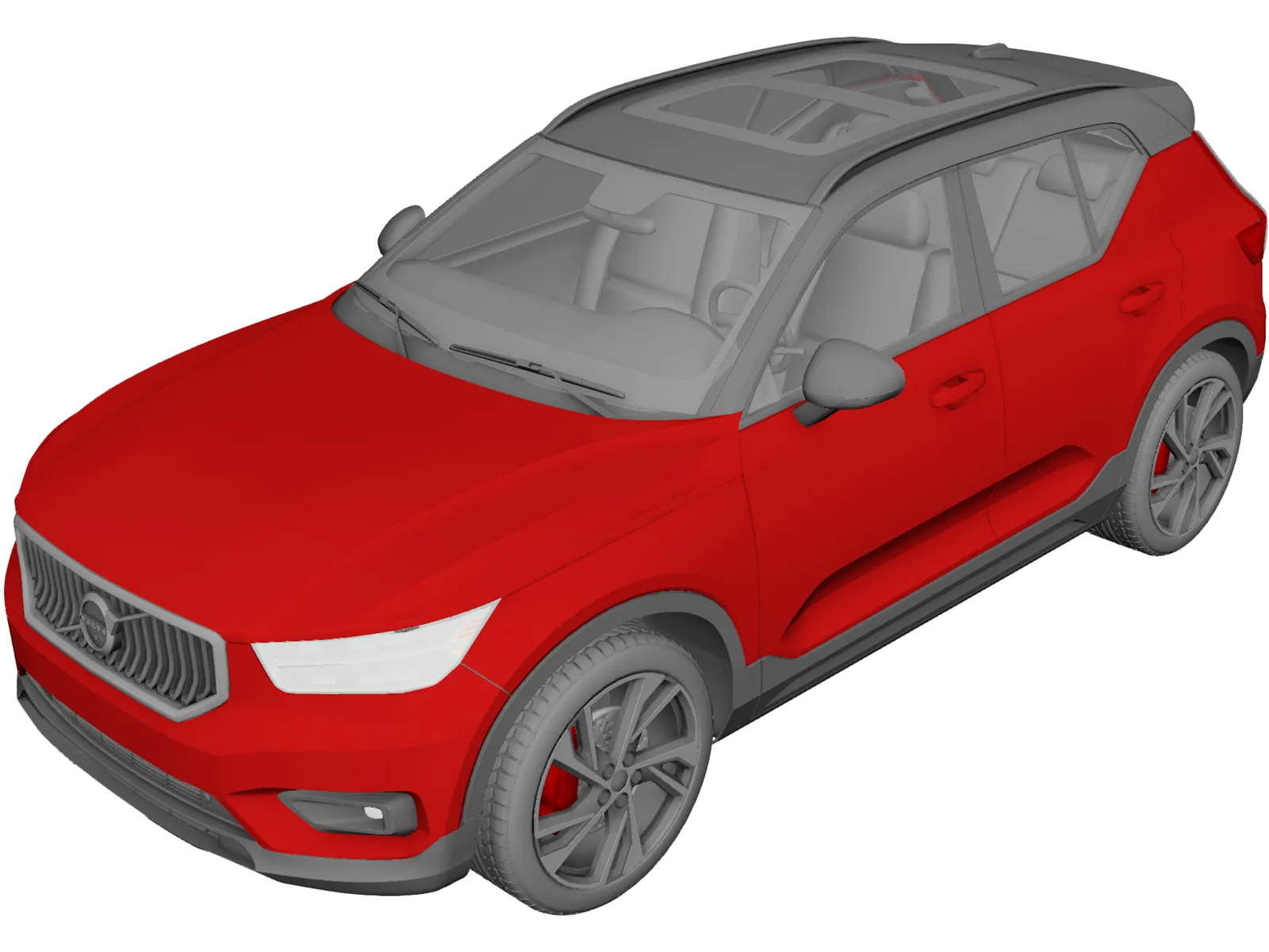 Volvo XC40 (2020) 3D Model