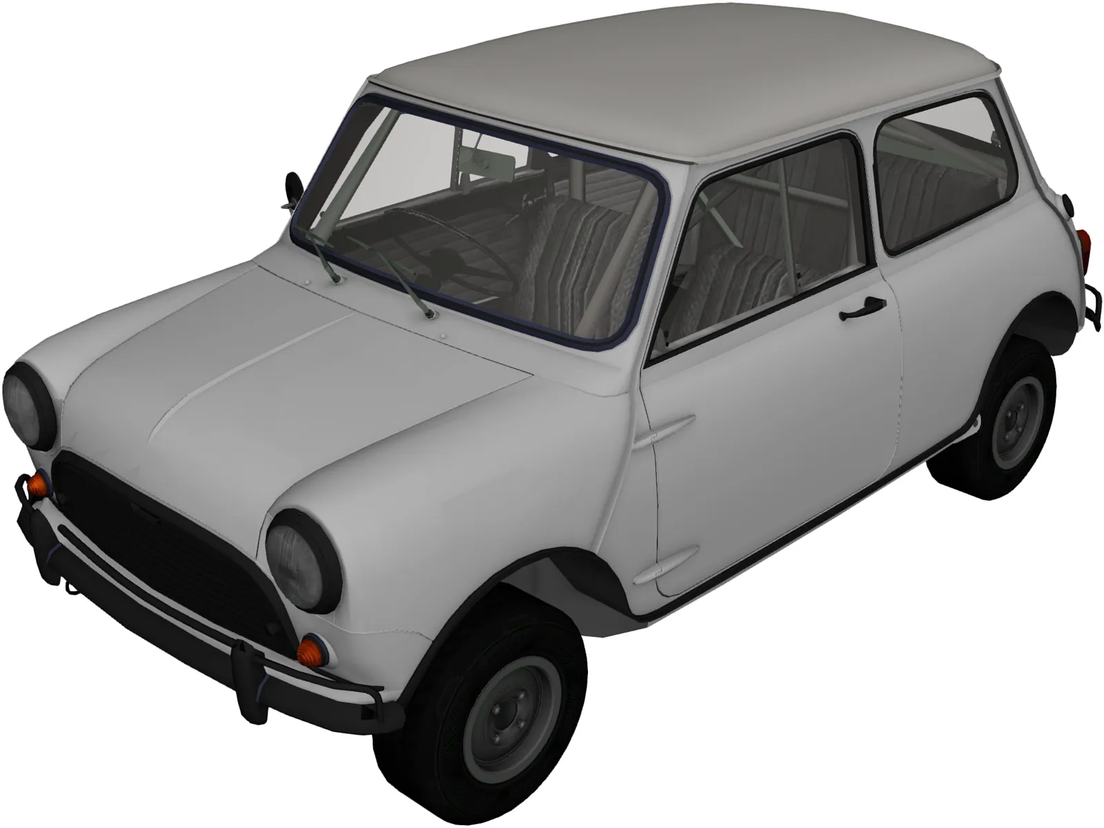 Austin Mini Cooper S (1965) 3D Model