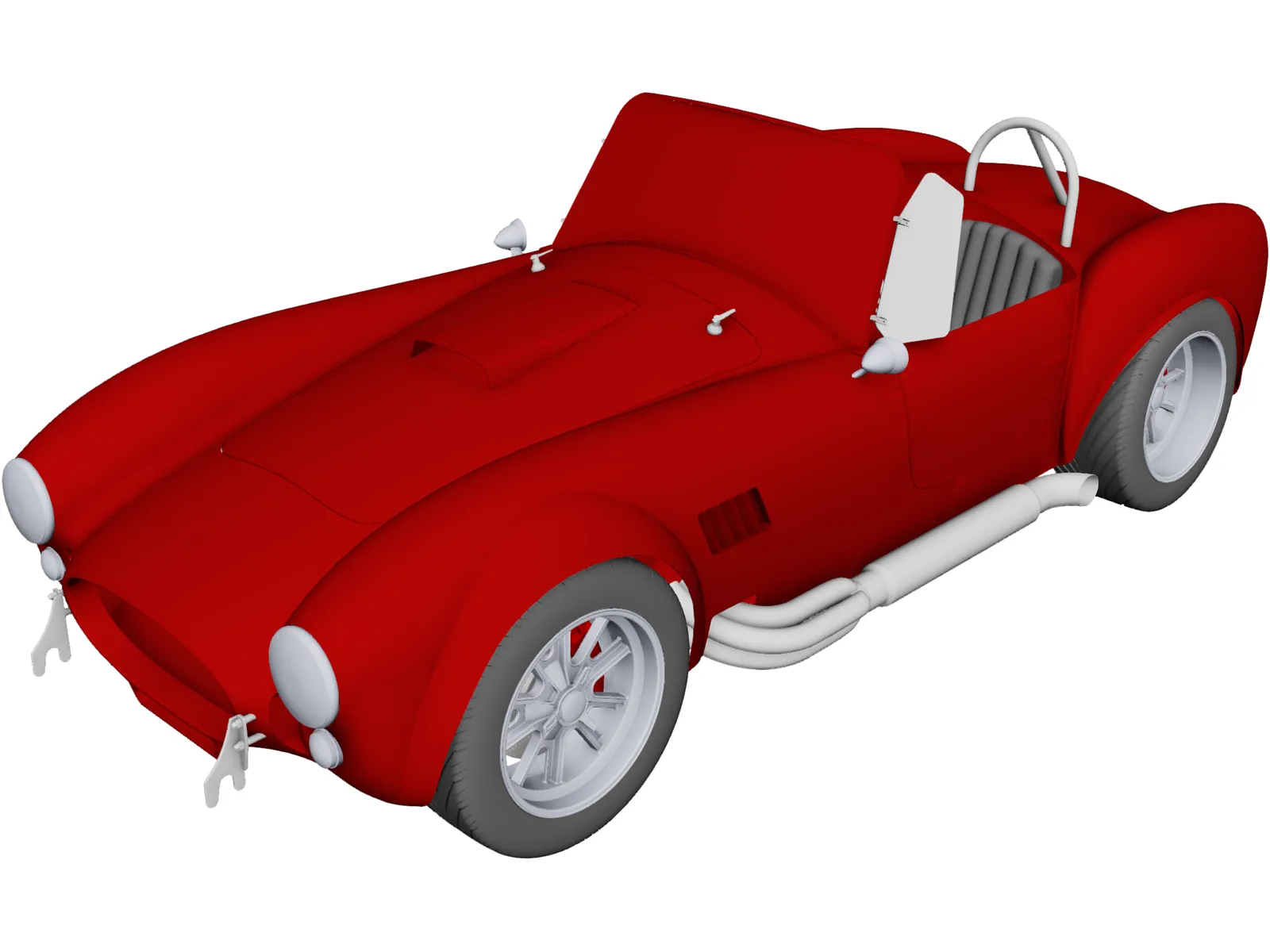 Shelby AC Cobra 3D Model